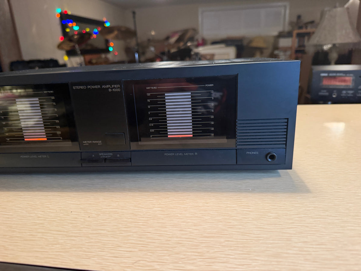 Sansui B-1000 Vintage Power Amplifier Freshly Serviced Beauty Rare Sounds Great!