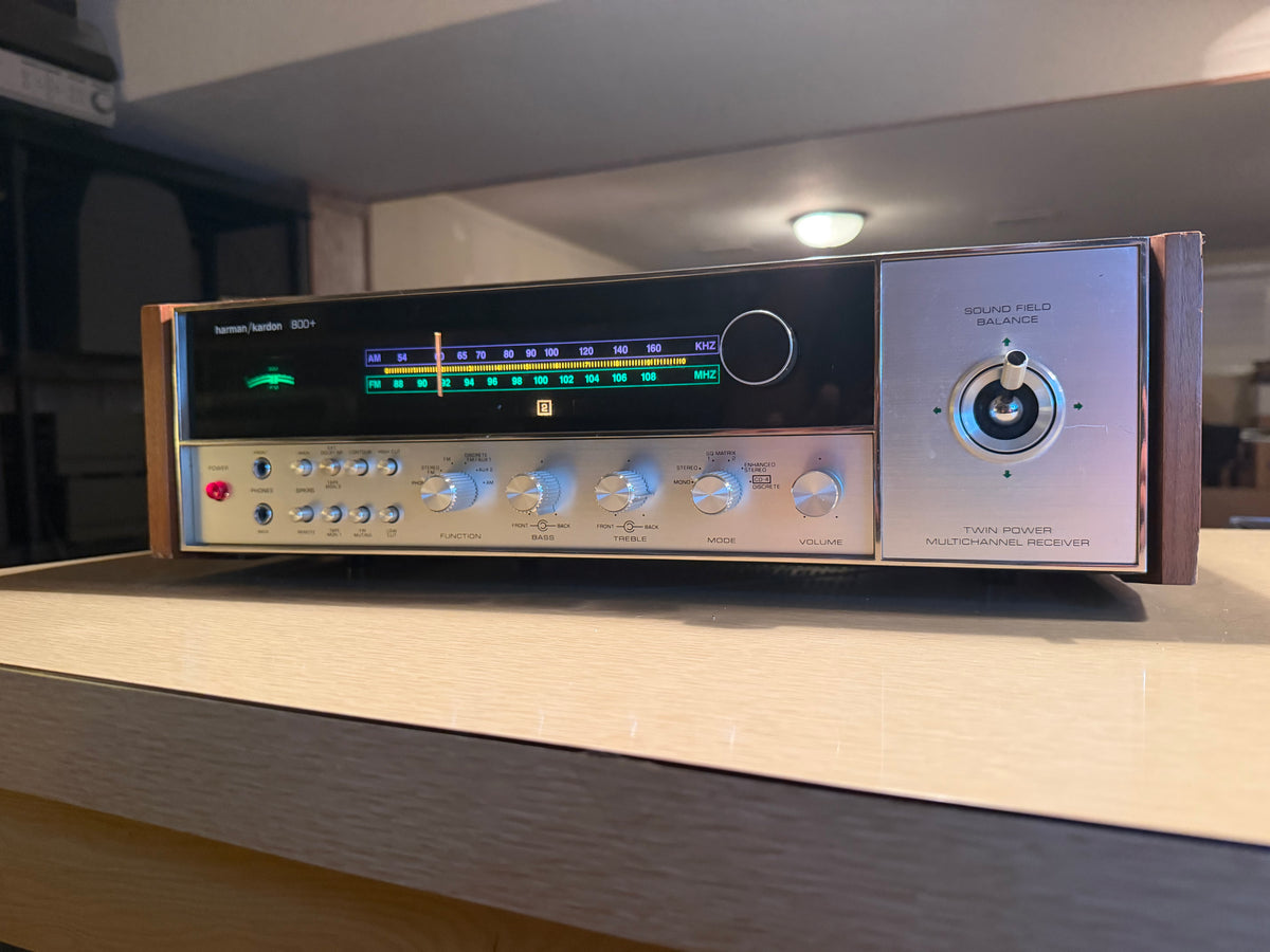 HARMAN KARDON 800+ Rare Vintage Stereo Quadraphonic Receiver Fresh Pro Service🎶