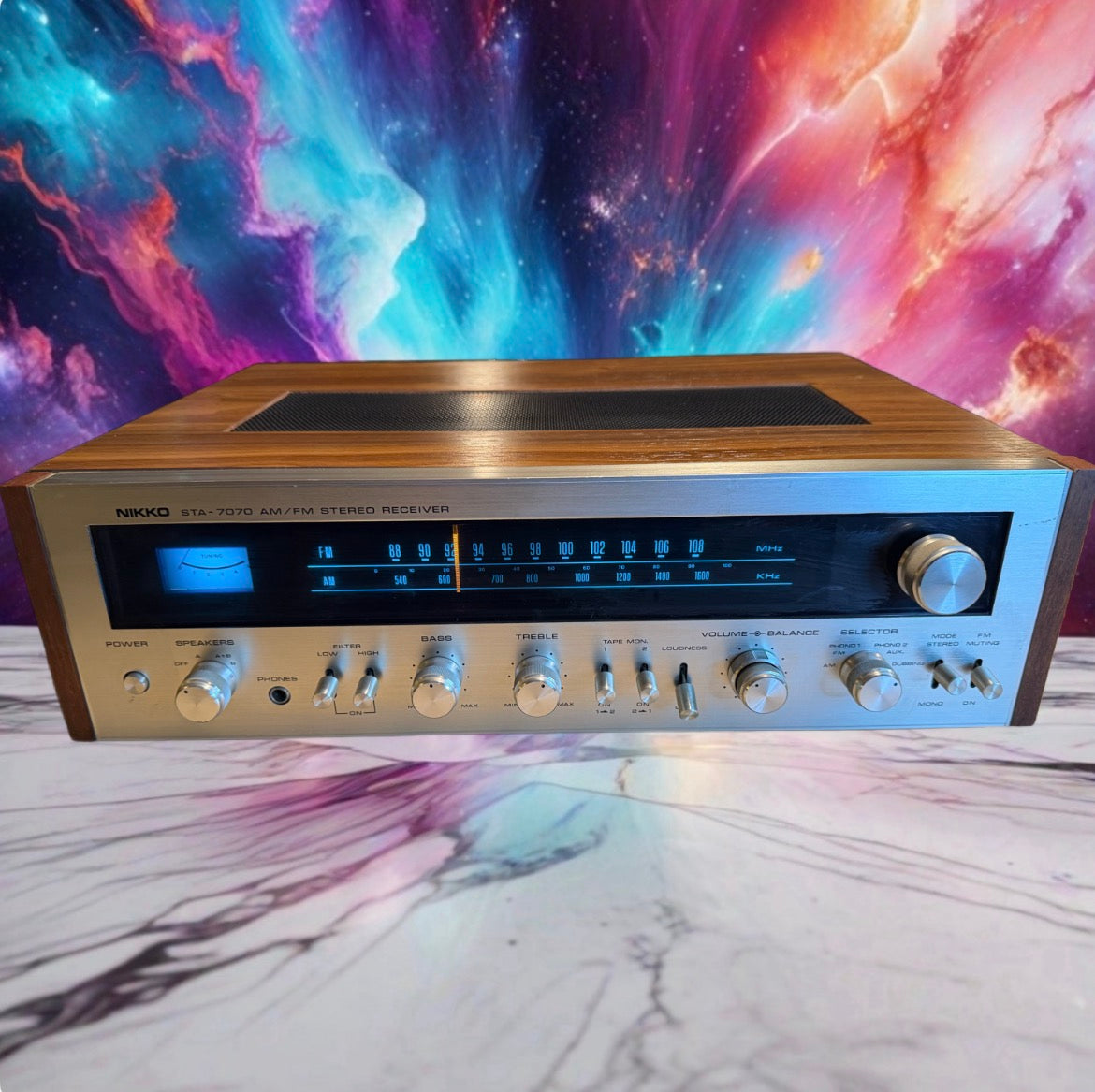 Vintage Nikko STA-7070 Stereo AM/FM Receiver Near Mint Full Service Very Rare🔥