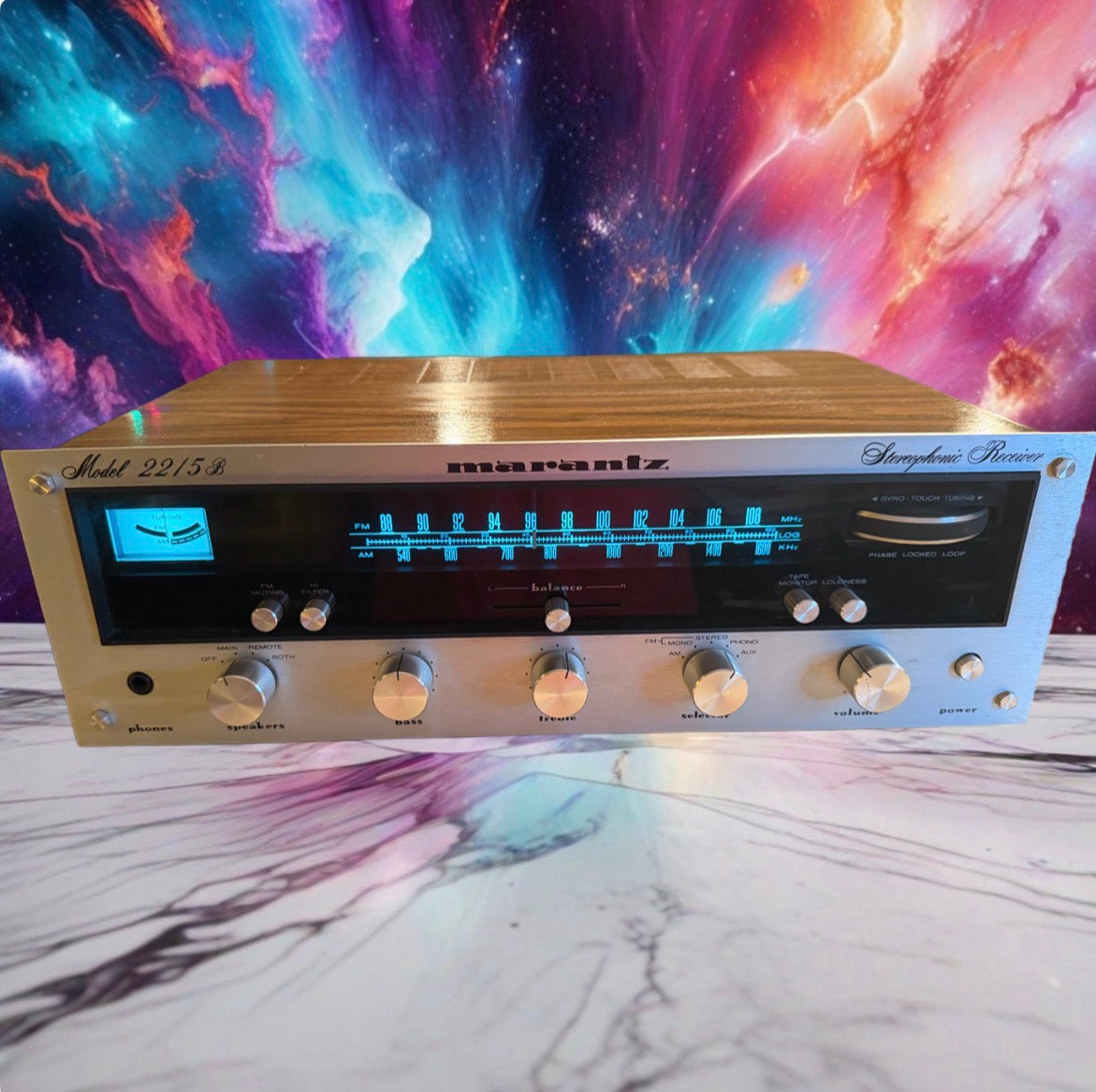 Marantz 2215B Stereo Receiver, New LED's, Fresh Pro Service Near Mint Beauty🎶🔥