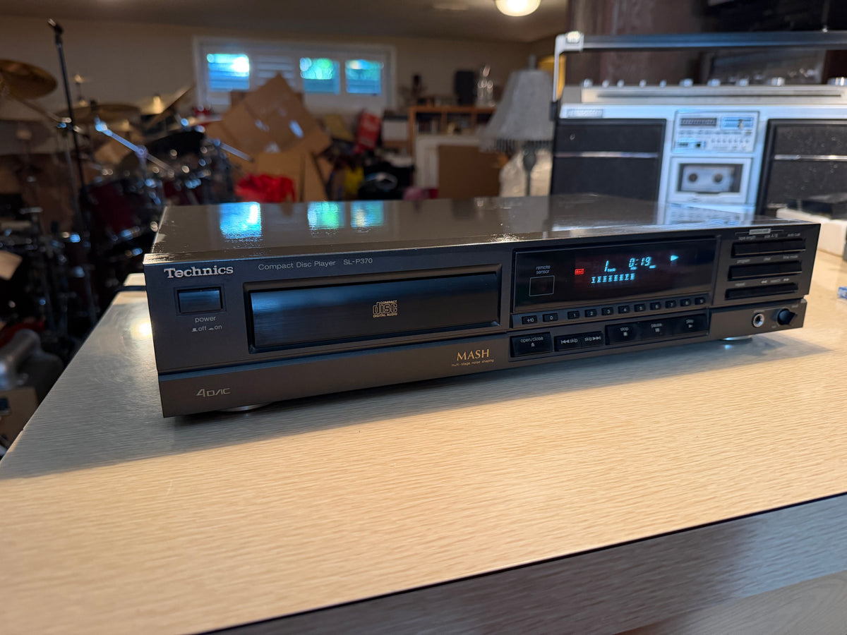 Technics SL-P370 CD Player MASH 4 DAC Tested Working 1990 Made in Japan V Rare🎶