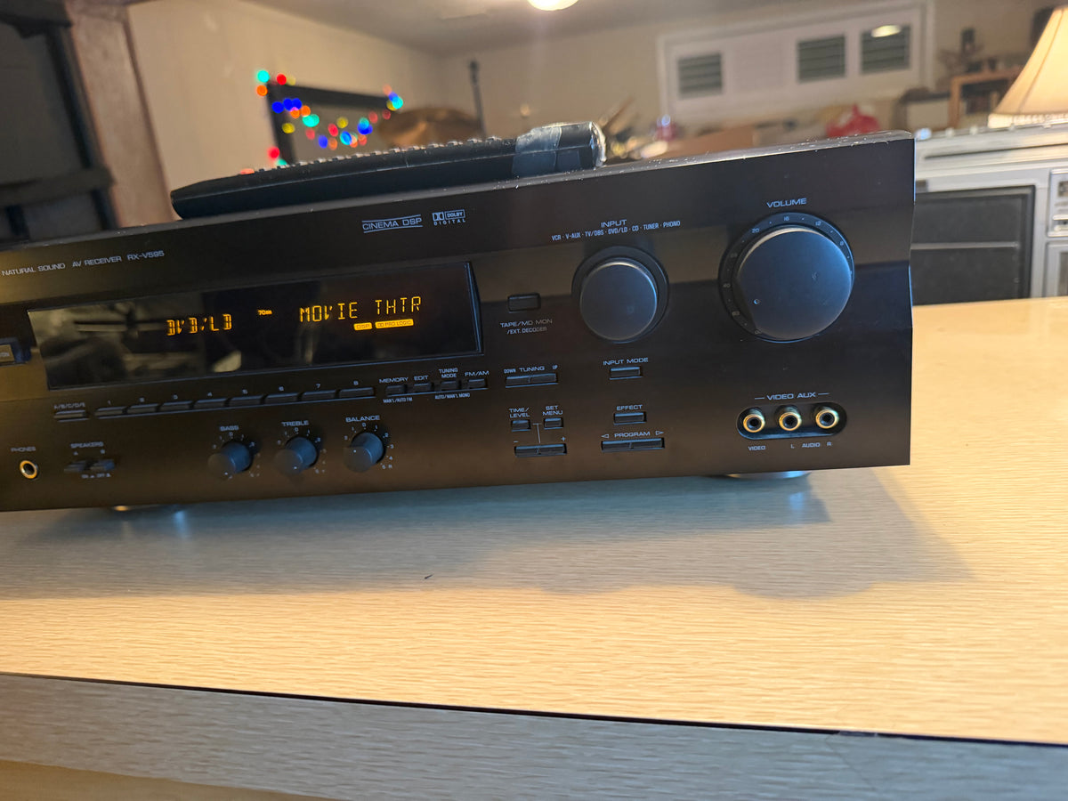 Yamaha RX-595 AM/FM Stereo Receiver Amplifier Serviced Phono & Remote Near Mint!