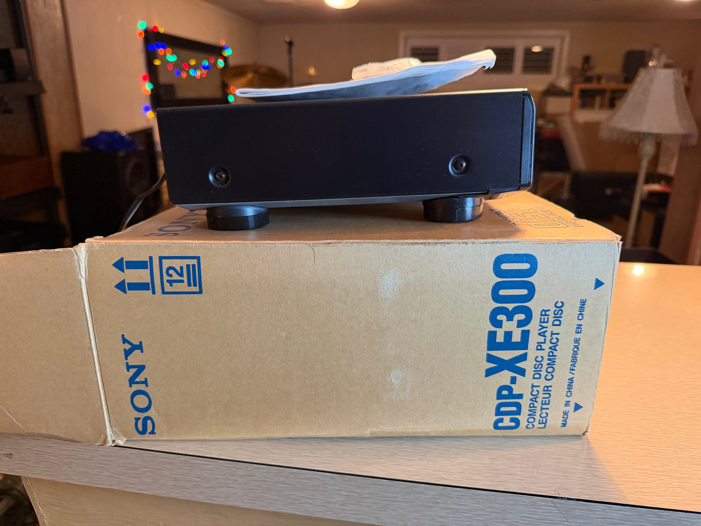 SONY CD Player High Density Linear Converter CDP-XE300 OPEN BOX Never Used Rare!