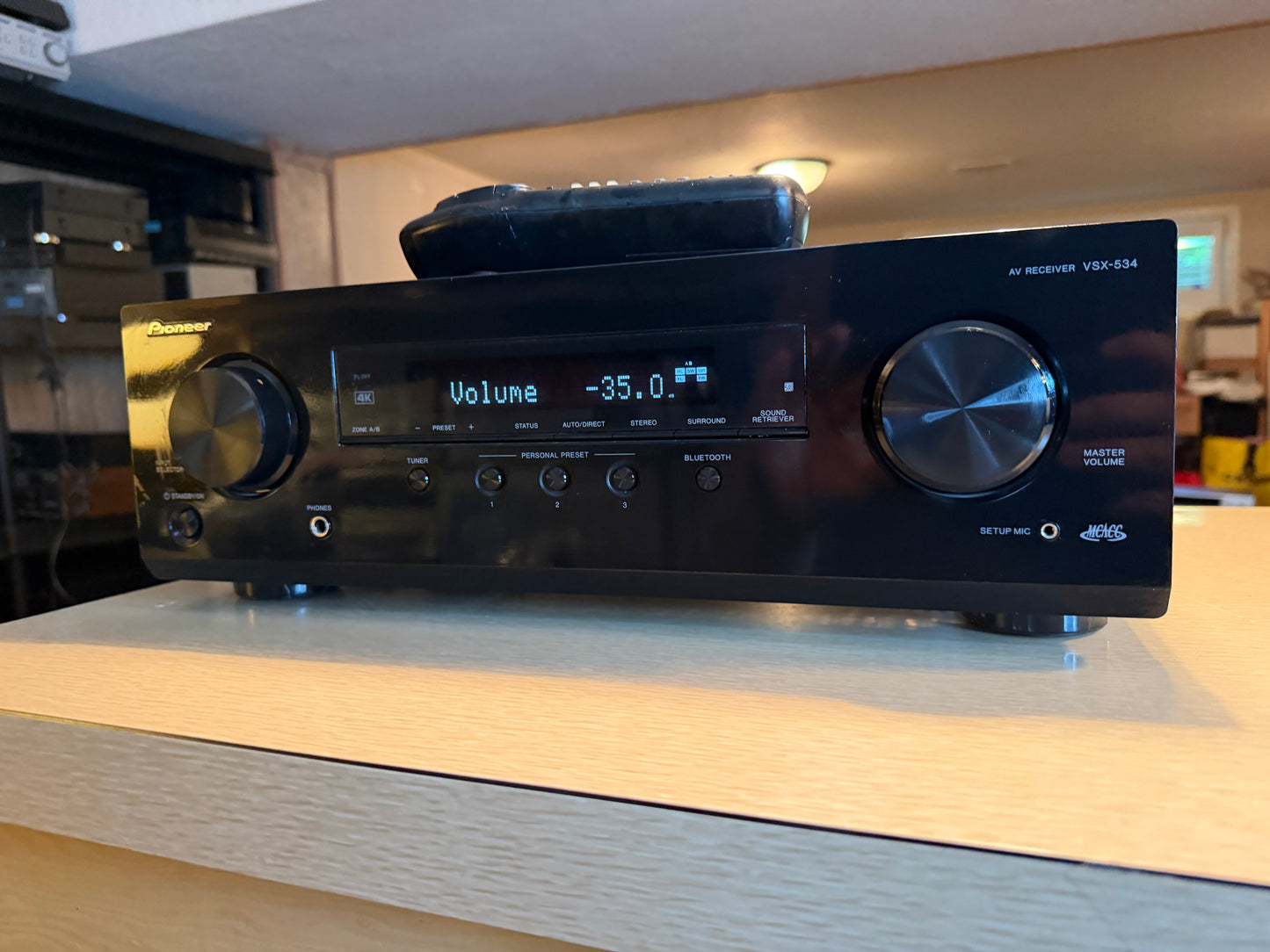Pioneer VSX-534 4K HDR 2.2 Dolby Atmos Bluetooth Receiver Amp N Mint Serviced🔥