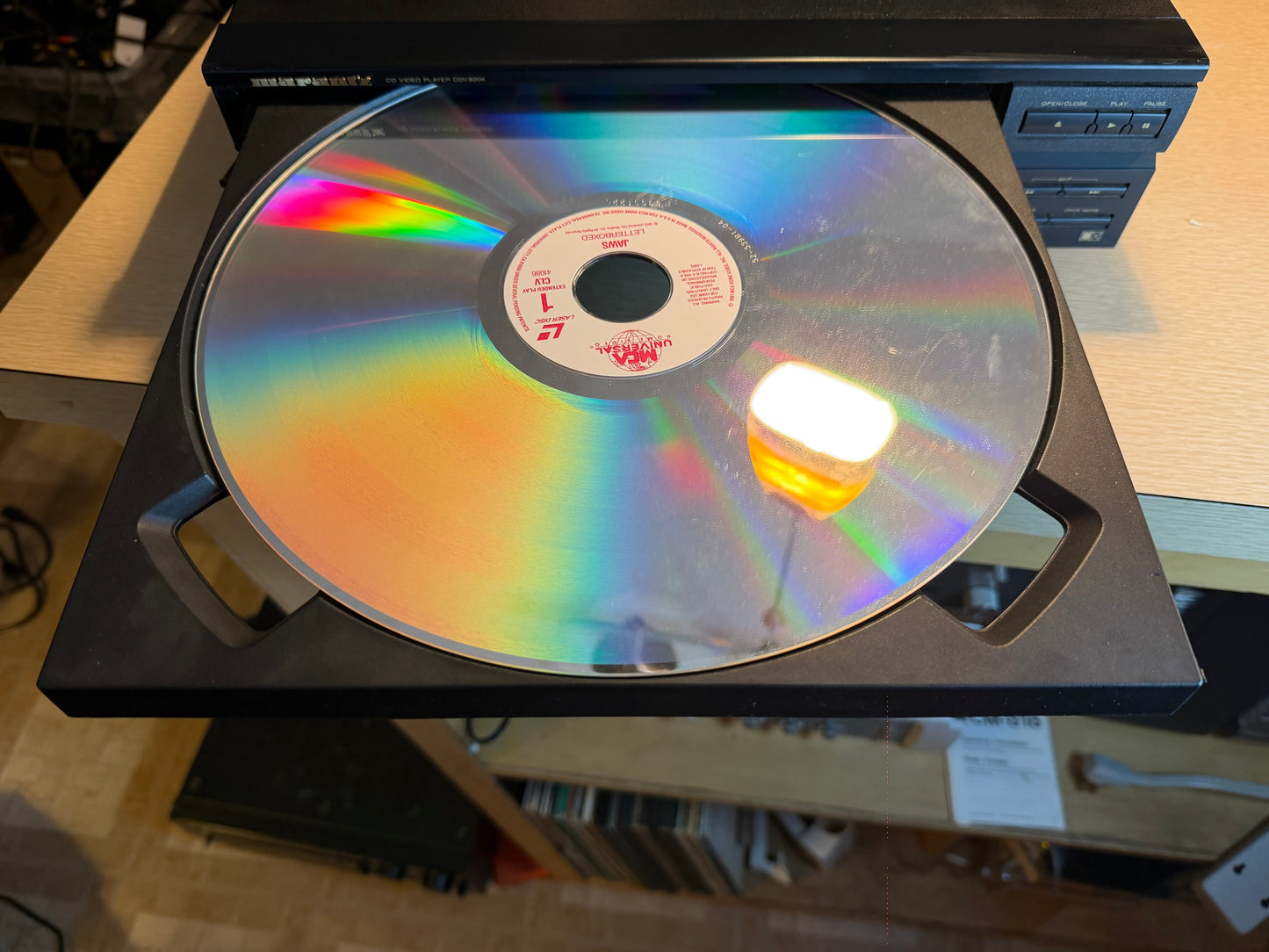 Marantz CDV300K Laserdisc Player Extraordinarily Rare Pro Service New Remote🔥