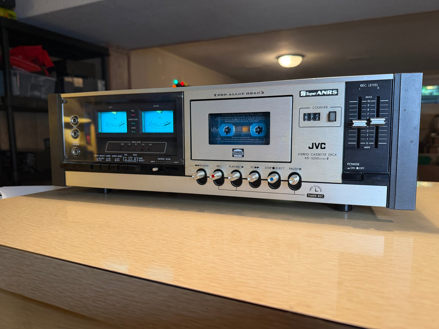 Vintage JVC KD-S200 MKII Cassette Deck VU Meters FULL FRESH SERVICE VERY RARE🔥