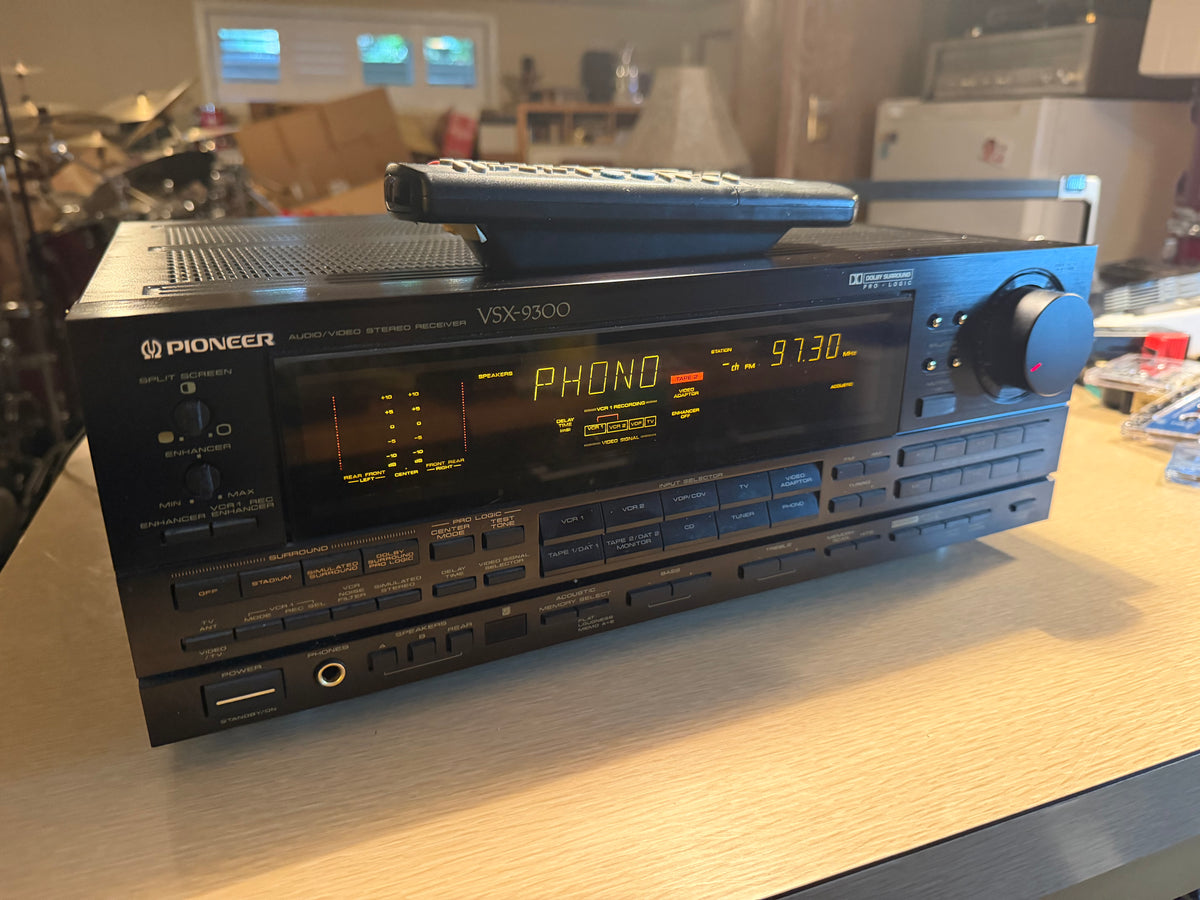 Pioneer VSX-9300s MONSTER Stereo Receiver Dolby Surround FULL Servicing 125WPC!