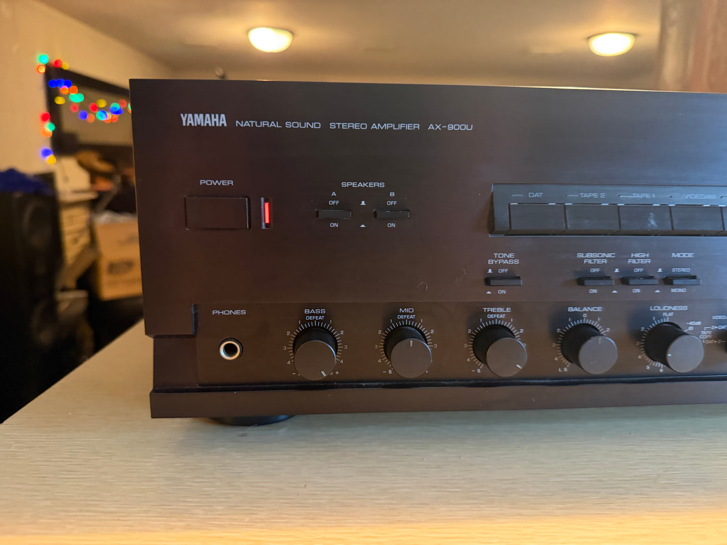 YAMAHA AX-900U Integrated Amplifier Full Fresh Service 130 WPC Near Mint Beast🔥