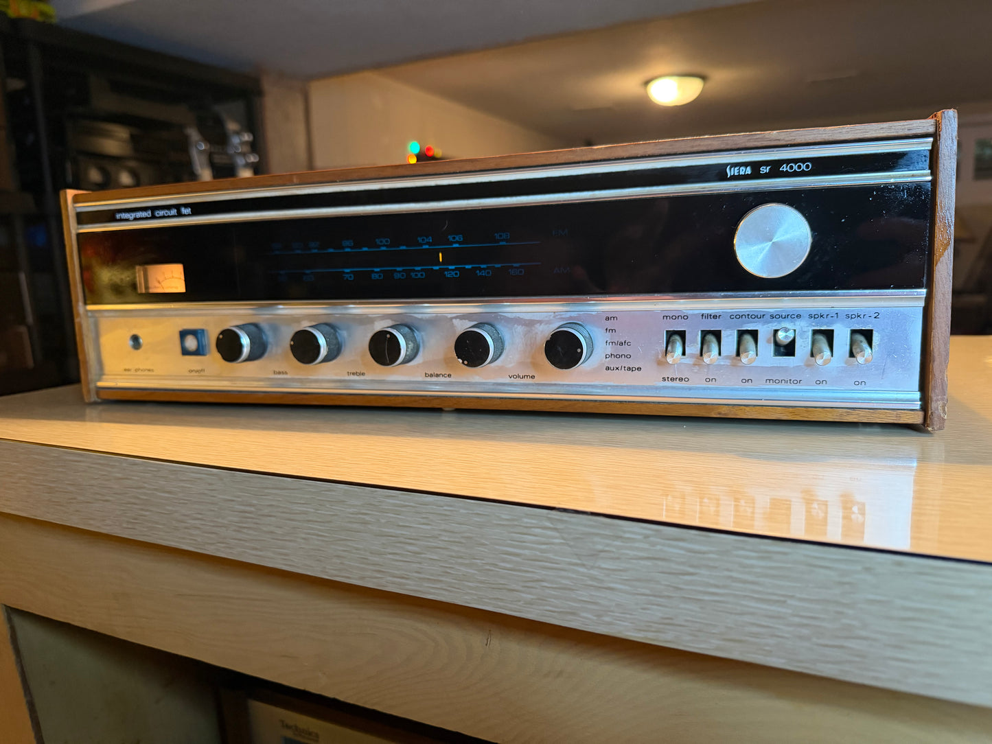 SIERA SR‑4000 Stereo Receiver • Serviced • Vintage Analog FET Extremely Rare🔥🎶