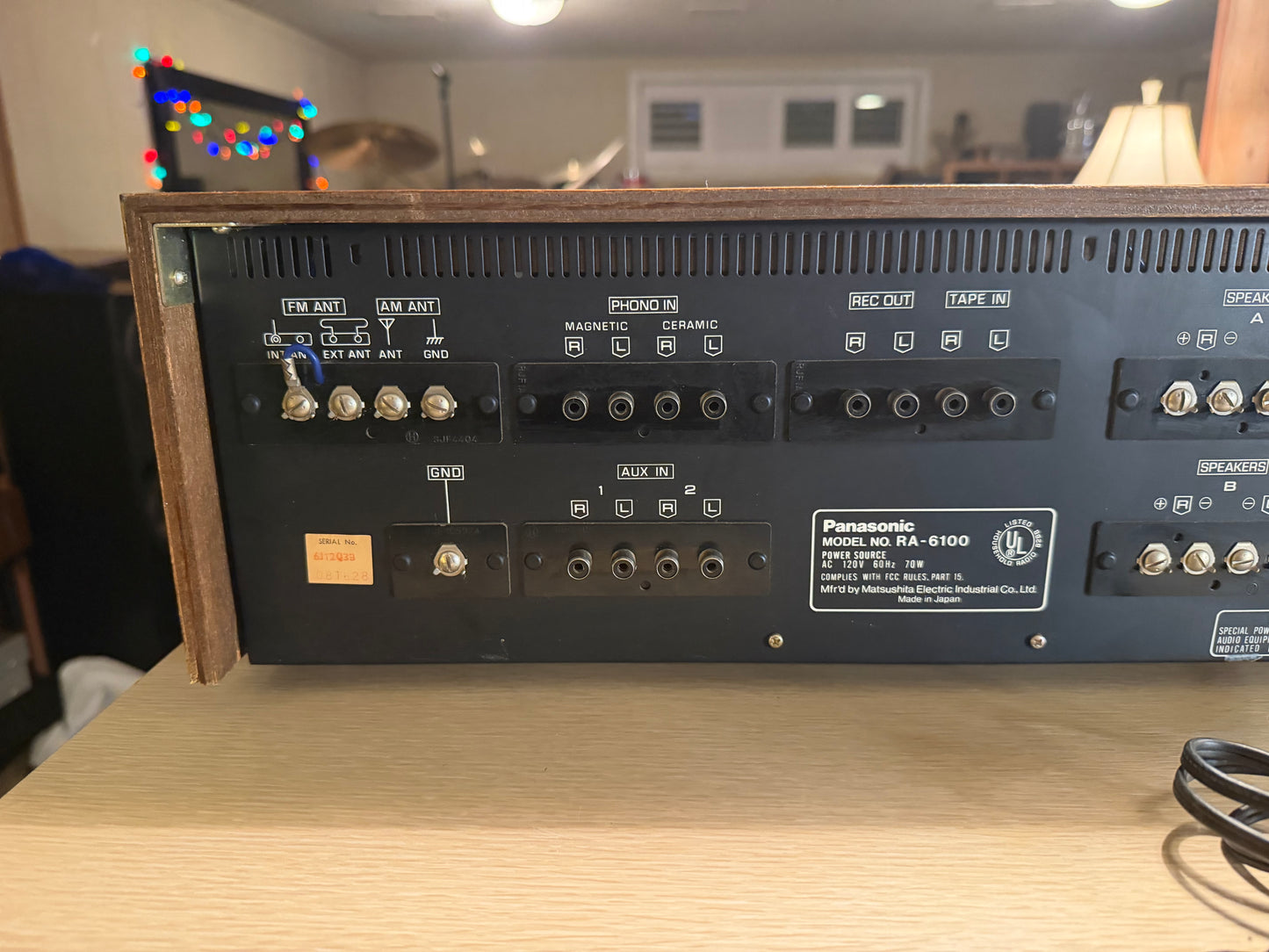 Vintage Panasonic RA-6100 35WPC Integrated Stereo Receiver Cleaned & Serviced🎶