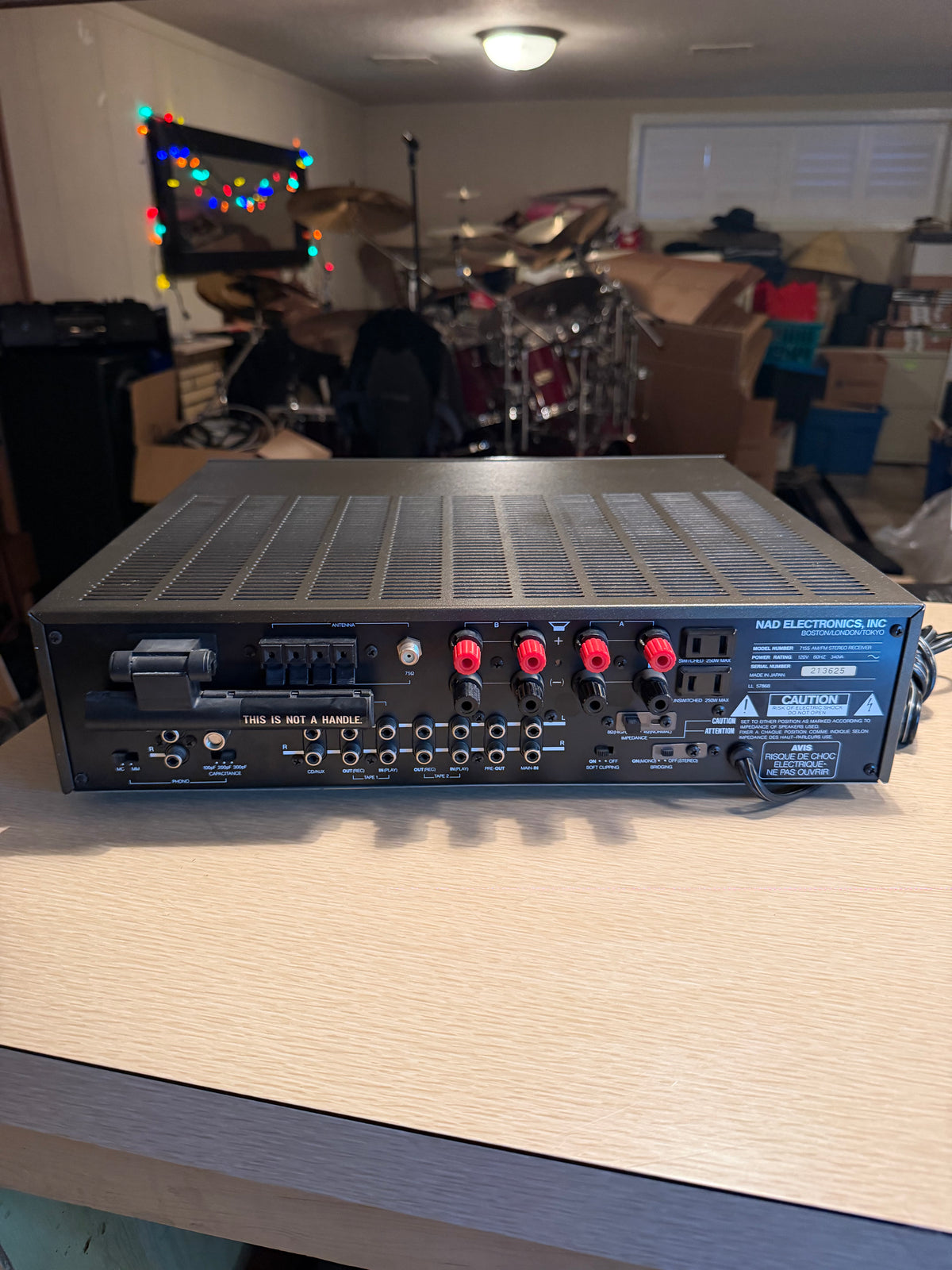 Nad 7155 Am FM Stereo Receiver HI-FI Audiophile Freshly Serviced Crisp Sound🔥🎶