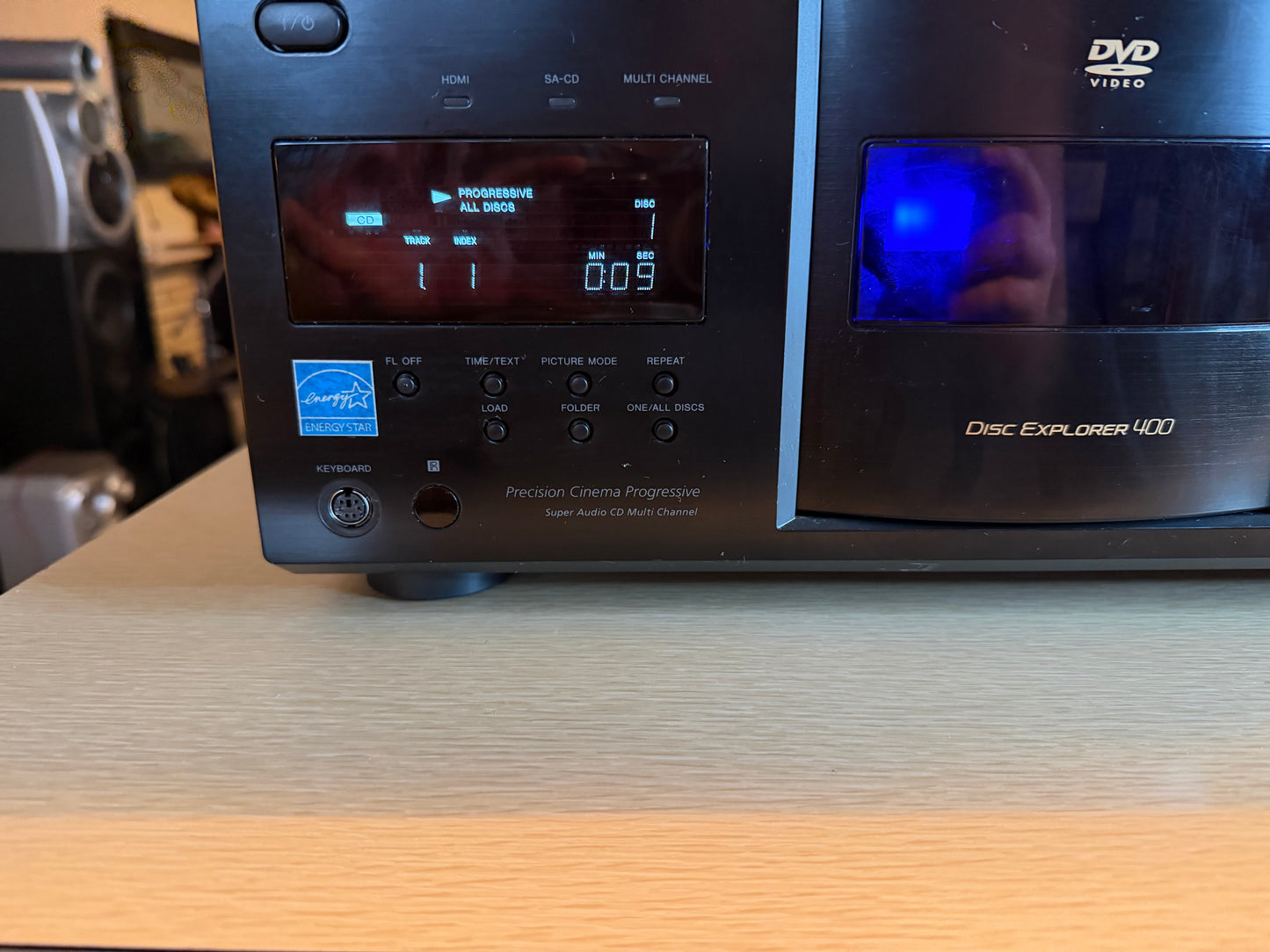 Sony DVP-CX995V Disc Explorer 400 CD With Remote/HDMI Cable. New Belts!!