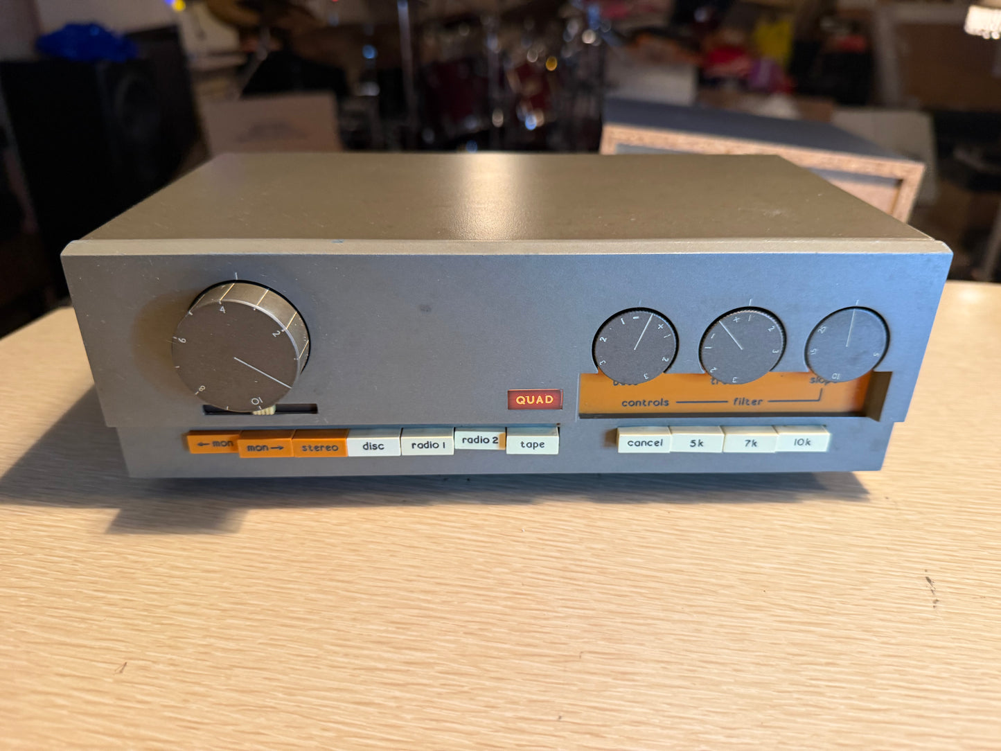 Quad 33 Control Unit + Quad FM 2 Stereo Tuner + Quad 303 Power Amp Serviced Rare