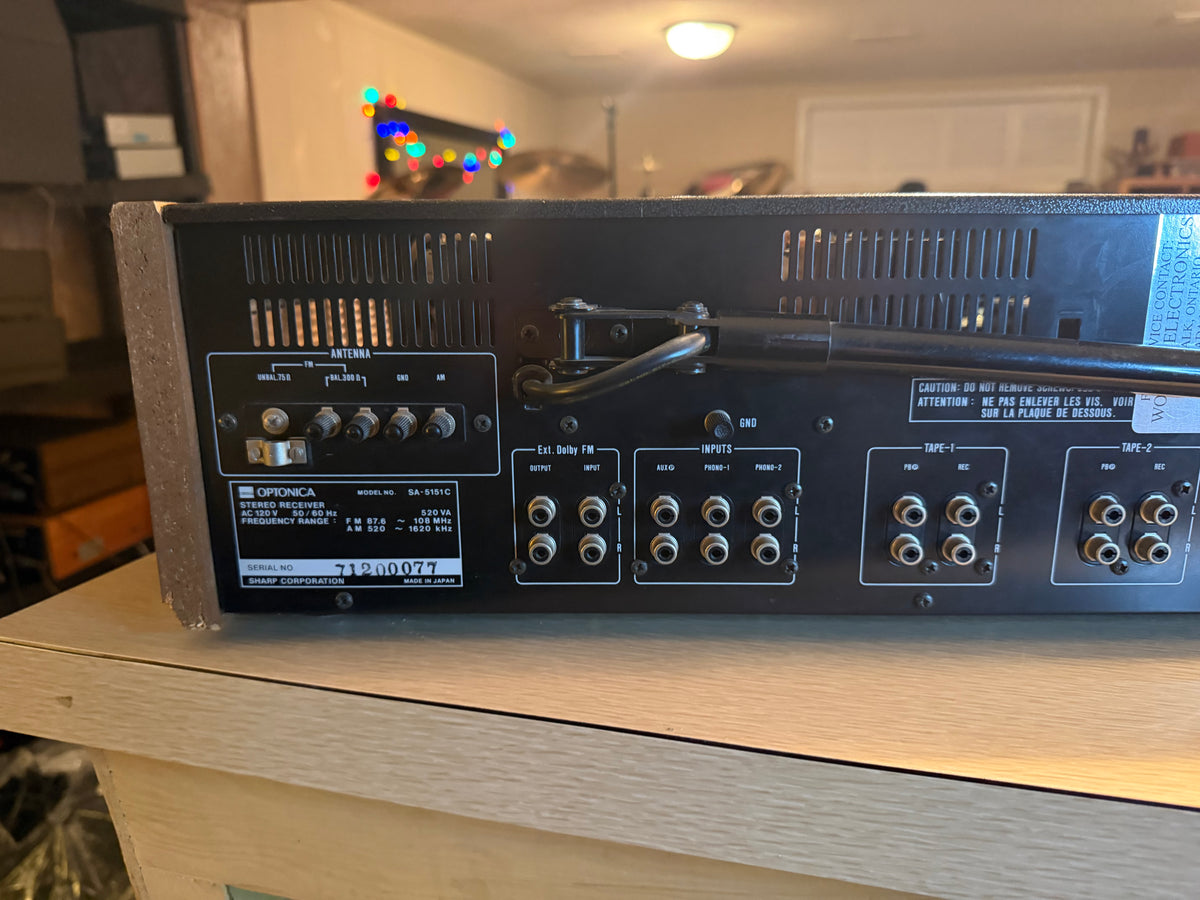 Optonica SA-5151 Vintage AM/FM Stereo Receiver MONSTER Serviced Sharp 85WPC🔥🎶