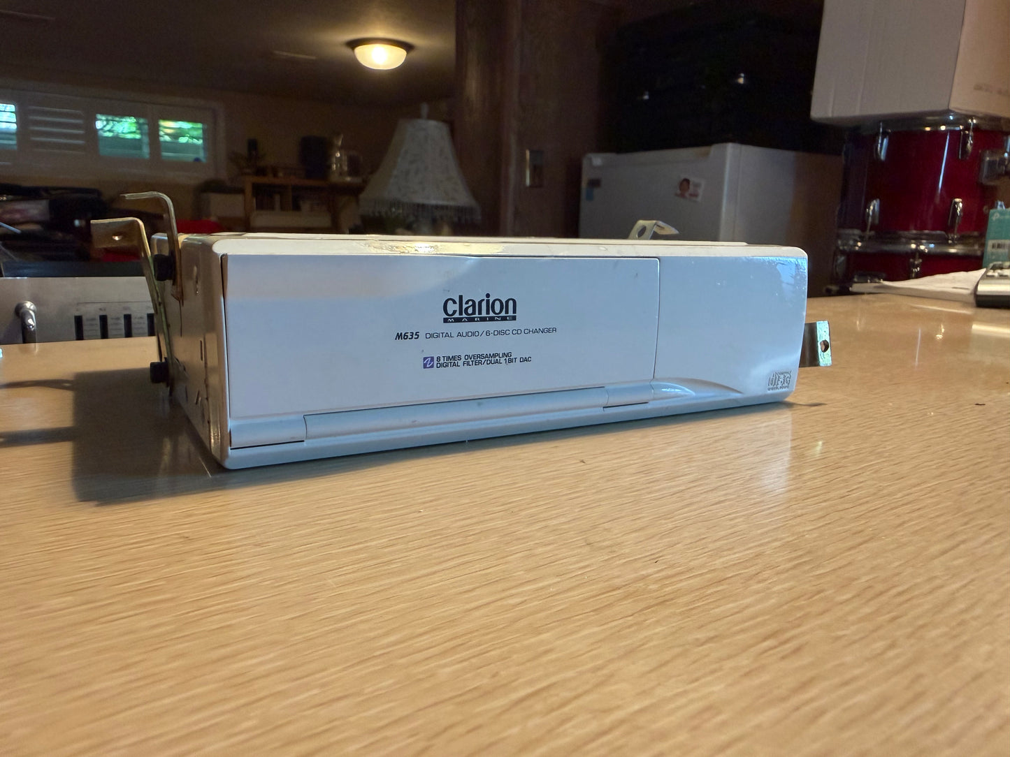 Vintage Clarion Marine 6 Disc CD Changer M635 X Rare Boat Cd Player Tested⛵️🛥️