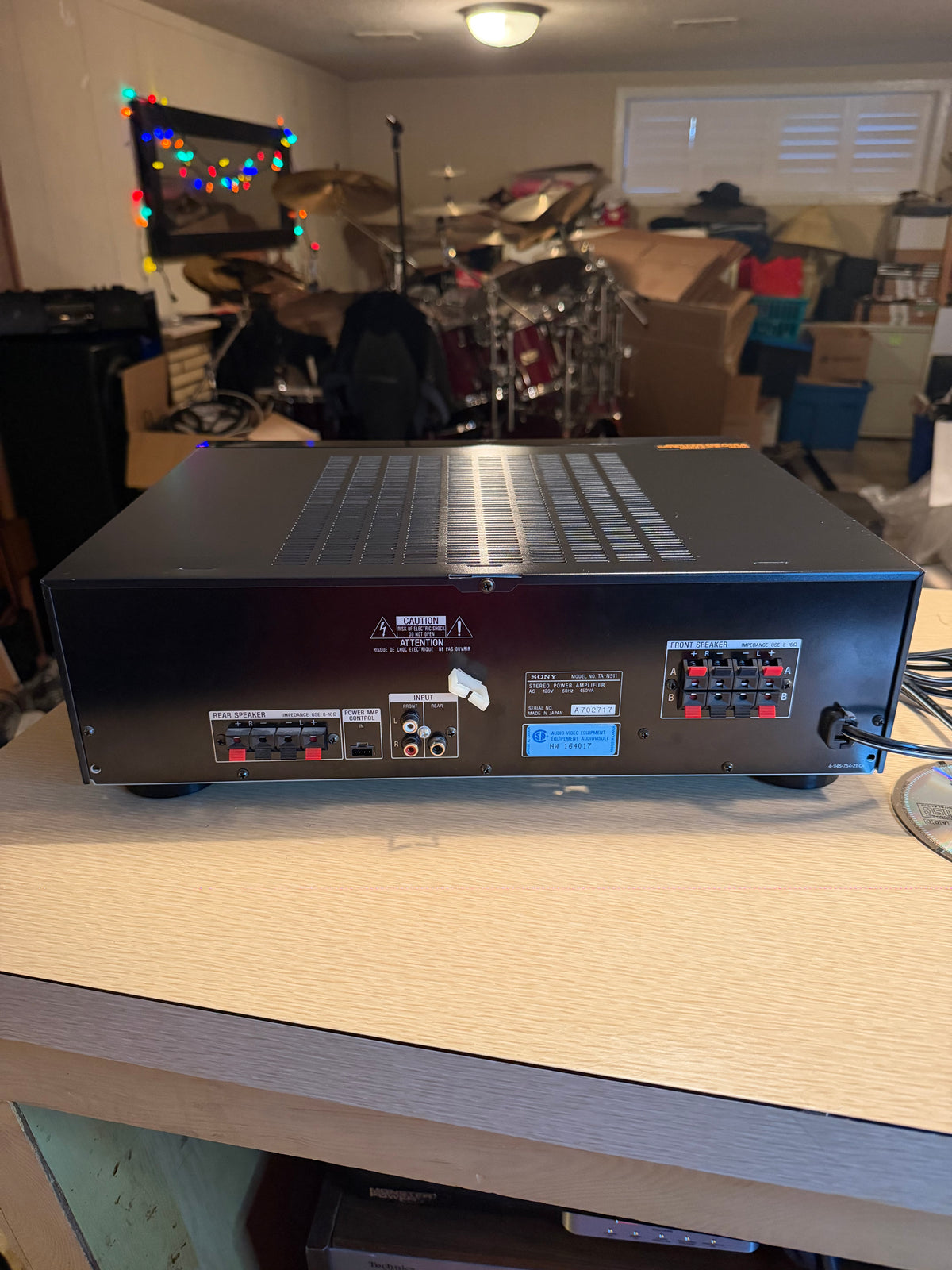 Near Mint Full Fresh Service Sony TA-N511 Stereo Power Amplifier 135WPC Beast🔥