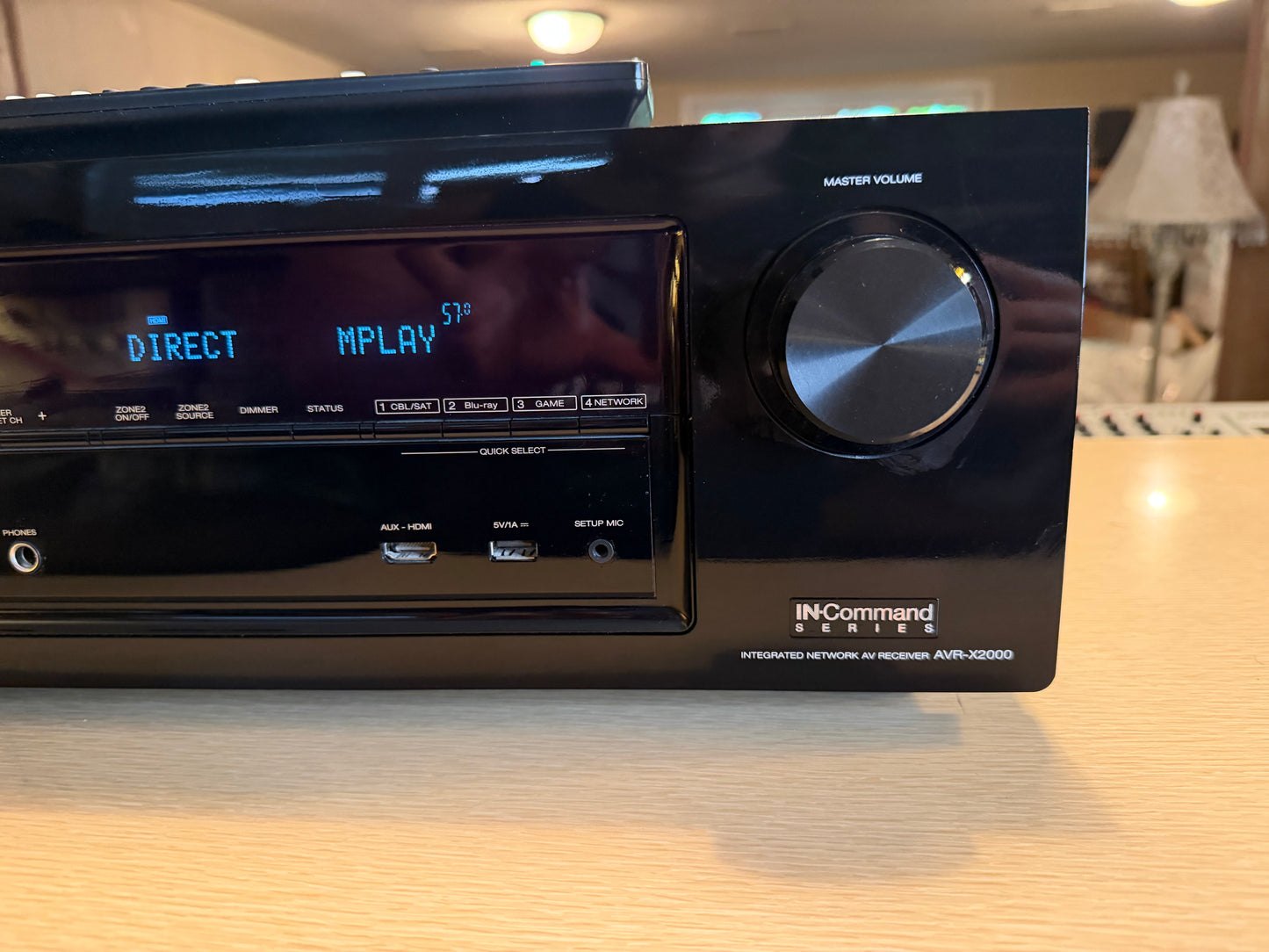 Denon AVR-X2000 7.1 Channel Integrated Network AV Receiver Serviced Rmt Bundle🔥