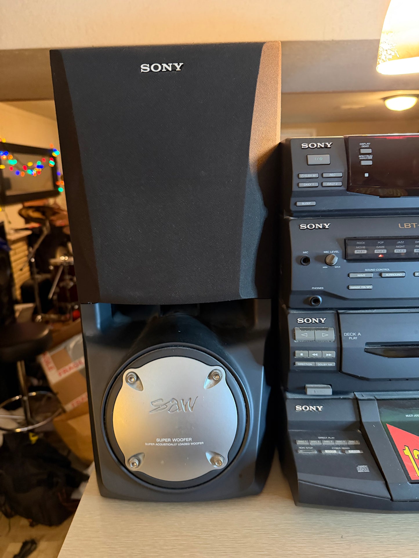 RARE Vintage SONY LBT-D790 Am Fm CD Dual Cassette Stereo System Fully Tested🔥🎶