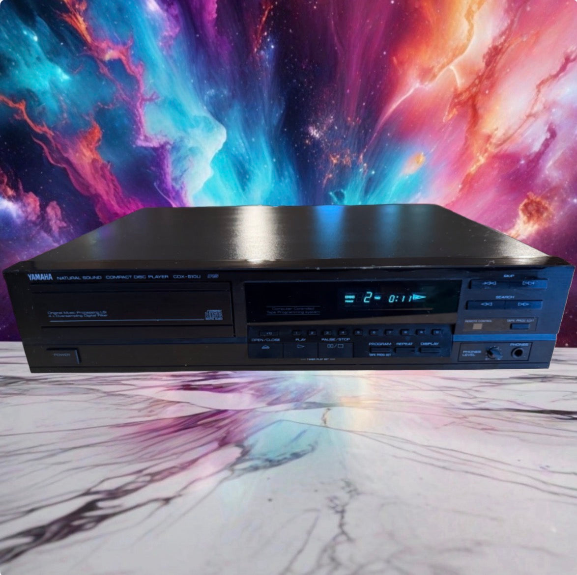 Yamaha CDX-510U Natural Sound Compact Disc Player Freshly Serviced Sounds Crisp!