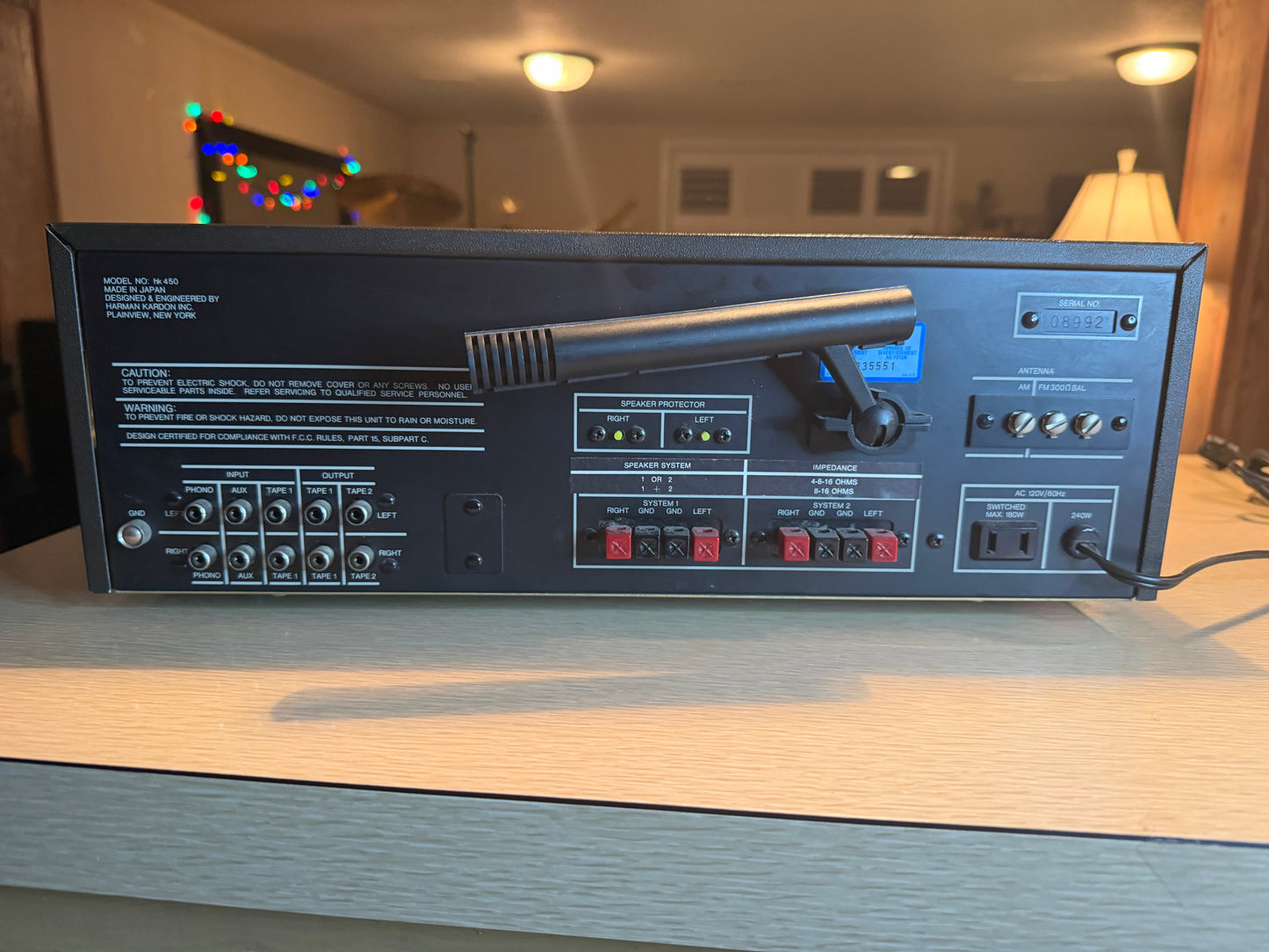 Vintage Harman Kardon HK 450 Receiver FULL Fresh Service Bulbs Replaced N Mint🔥