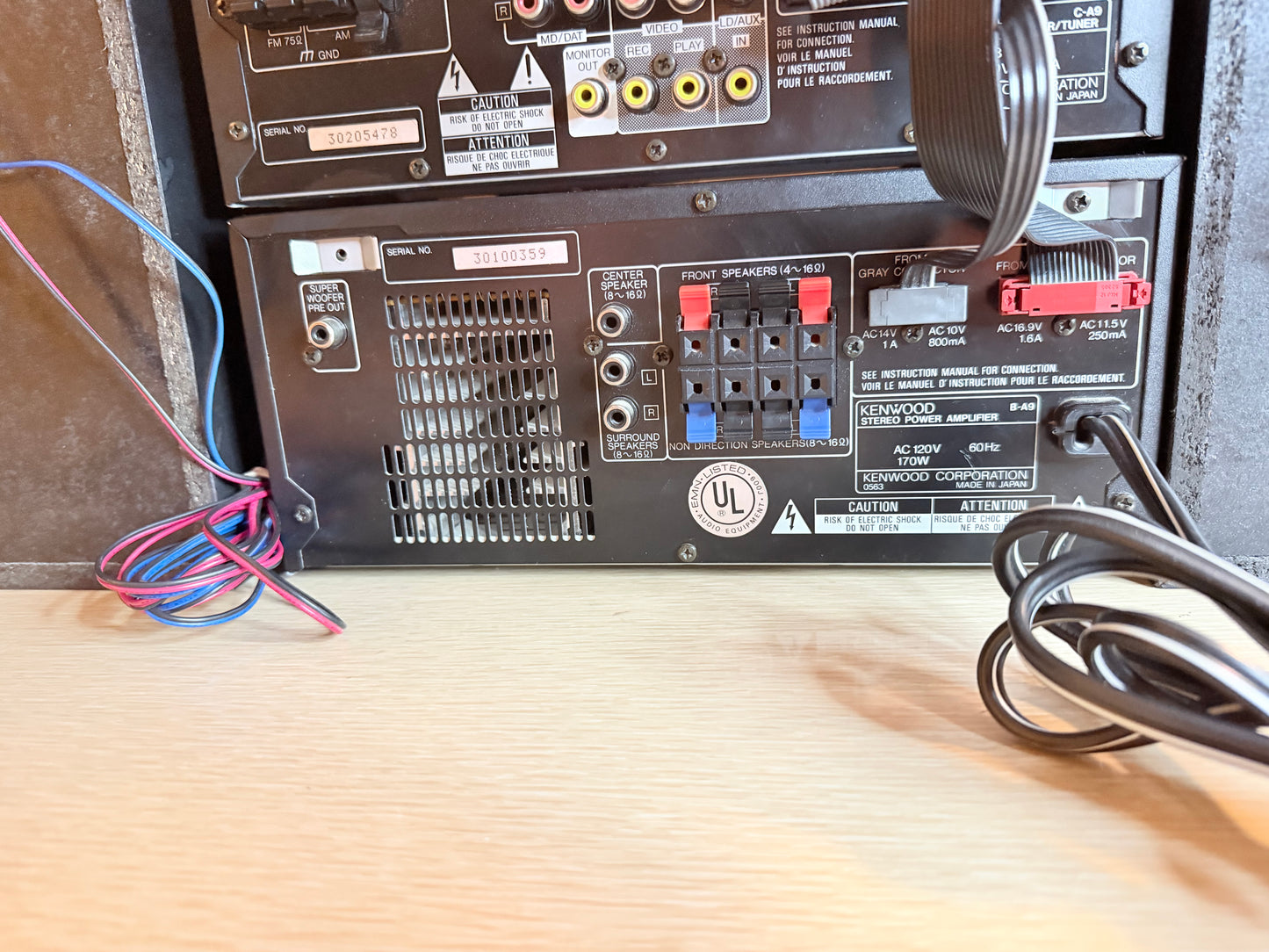 Kenwood XA9 Deck DPMA9 CDP C-9 Preamp B-A9 Amplifier LS-A9 Speakers Fully Works!