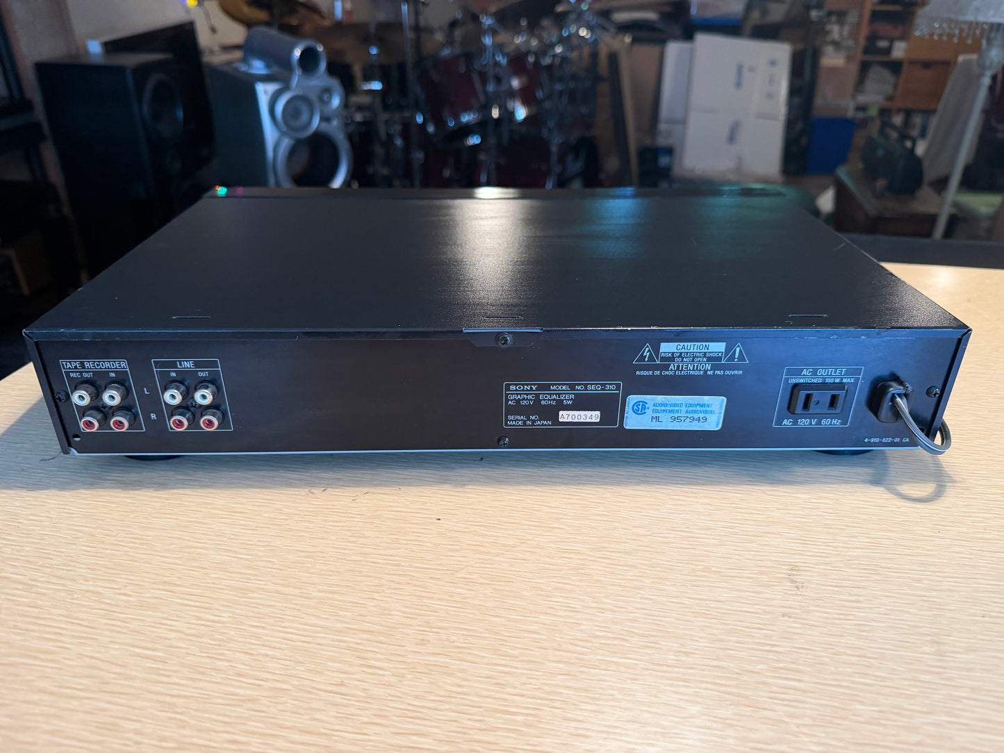 Sony SEQ-310 14-Band Graphic Equalizer  '80s Audio -FRESHLY SERVICED V RARE🎶🔥