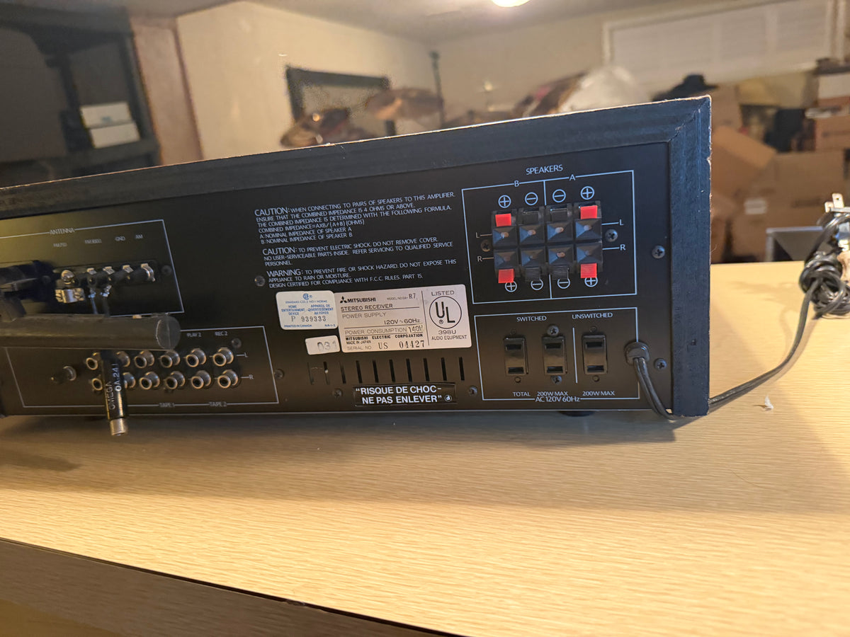 Mitsubishi DA-R7 Stereo receiver High Fidelity Excellent CND Fresh Pro Service🔥