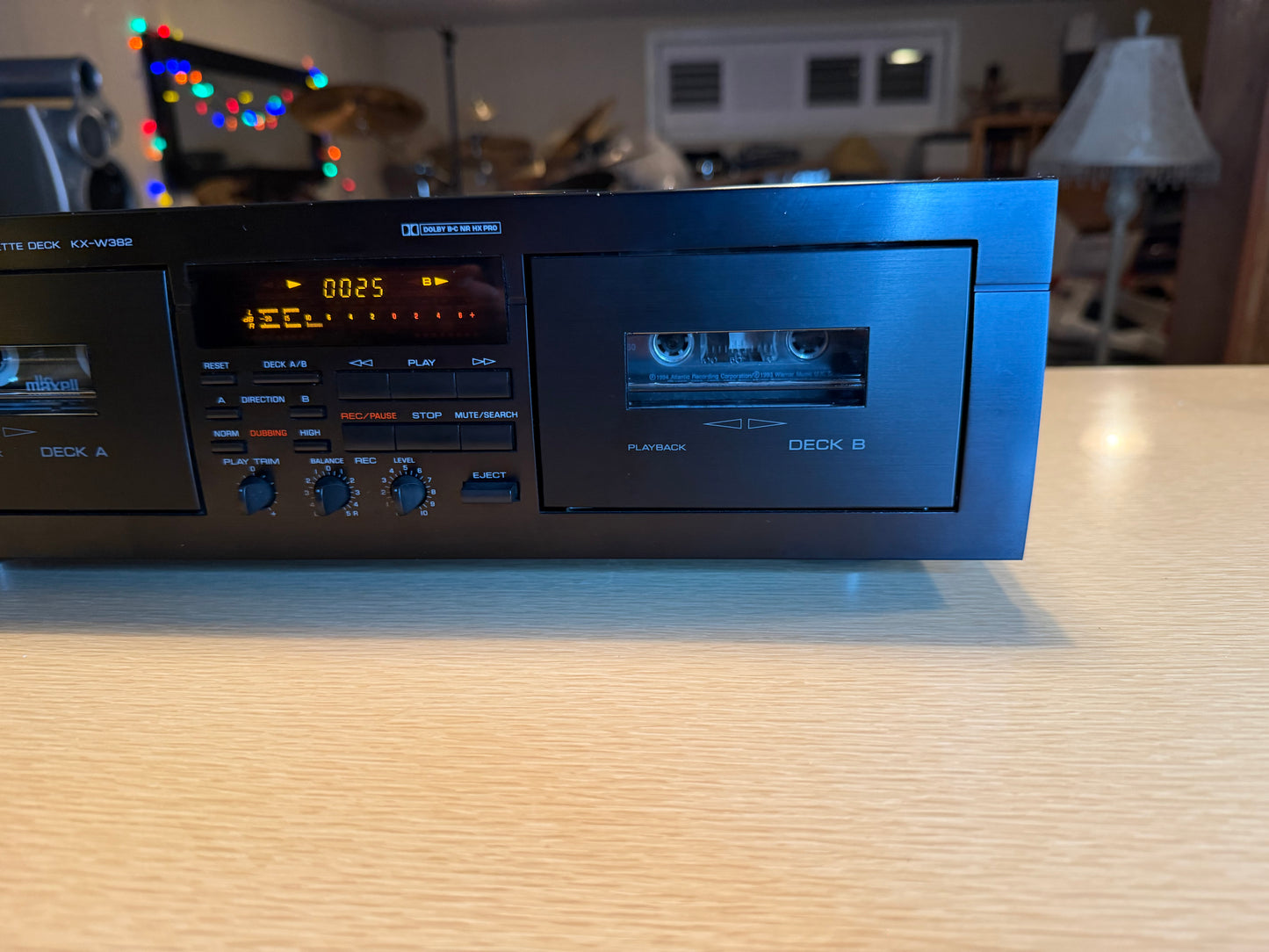 Yamaha KX-W382 Dual Cassette Deck Recorder FRESH SERVICING Near Mint Beauty 🎶💎