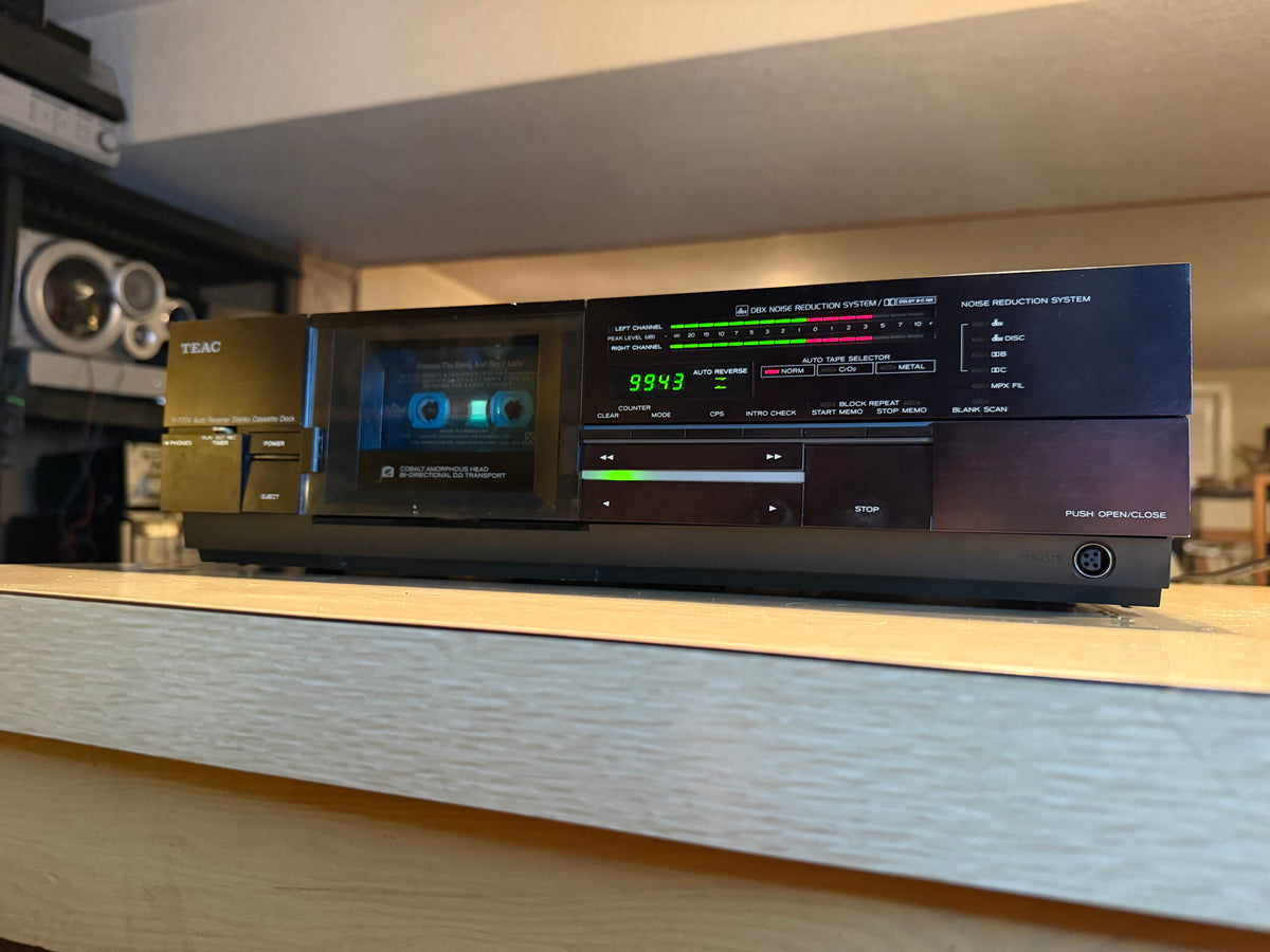 TEAC R-777X Cassette Deck 3 Head SUCK FACE! Auto Reverse, dbx, Dolby BC Serviced