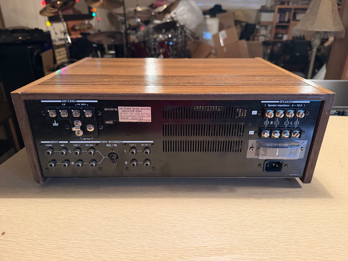 SONY STR-7035 Vintage FM/AM Stereo Receiver Fresh Professional Service Receipt✅