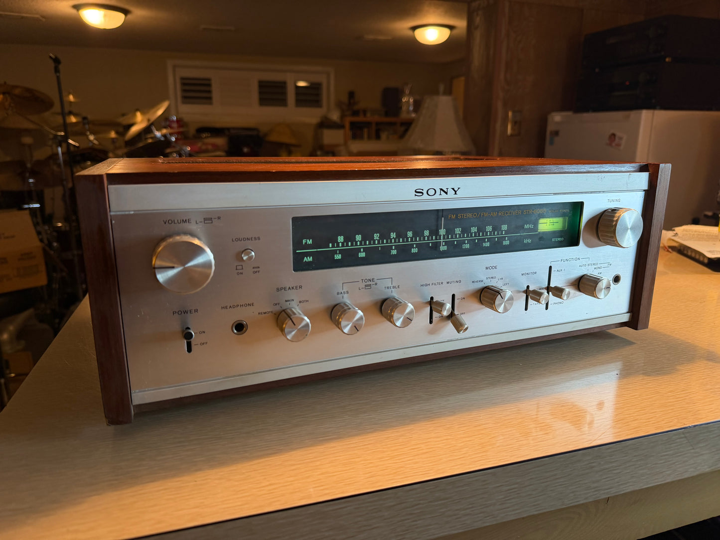 Sony FM Stereo/FM- AM Receiver Model STR-6055, Wood Casing! Tested Beautiful🔥🎶