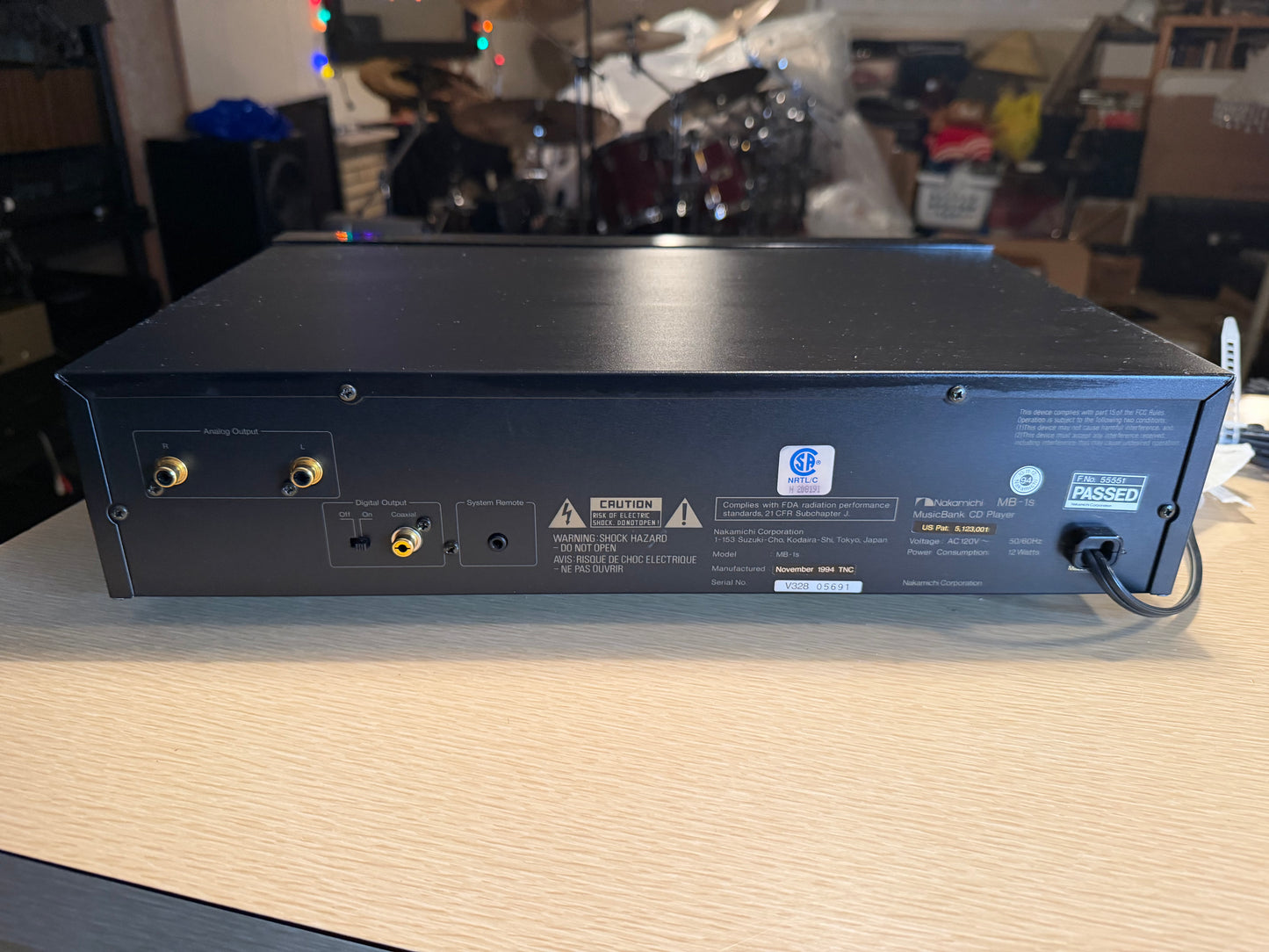 RARE Nakamichi MB-1 Musicbank CD Player Very High Fidelity Tested Sounds Great🎶