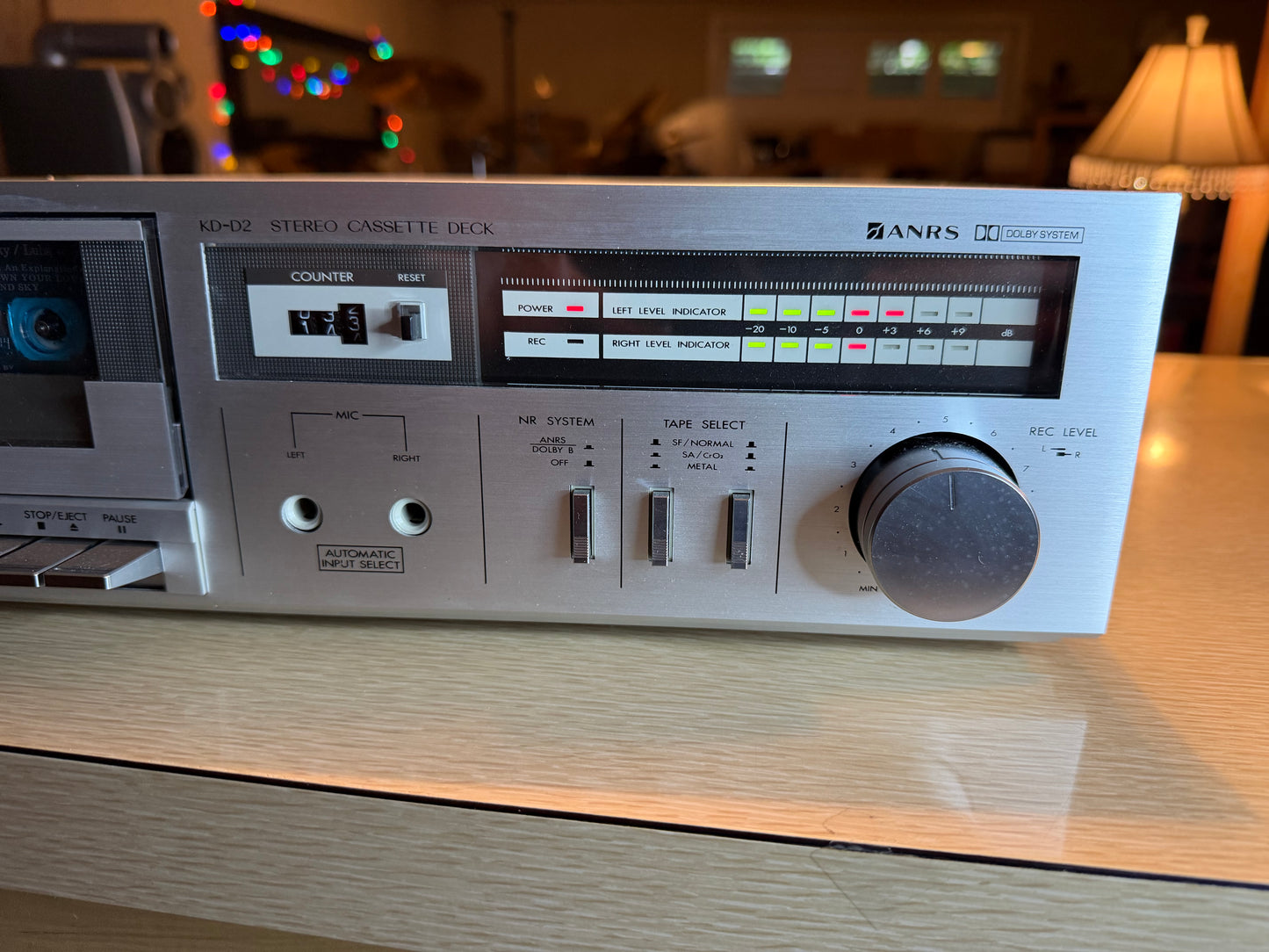 Vintage JVC KD-D2 ANRS Dolby Noise Reduction  Cassette Deck FULL FRESH SERVICE!