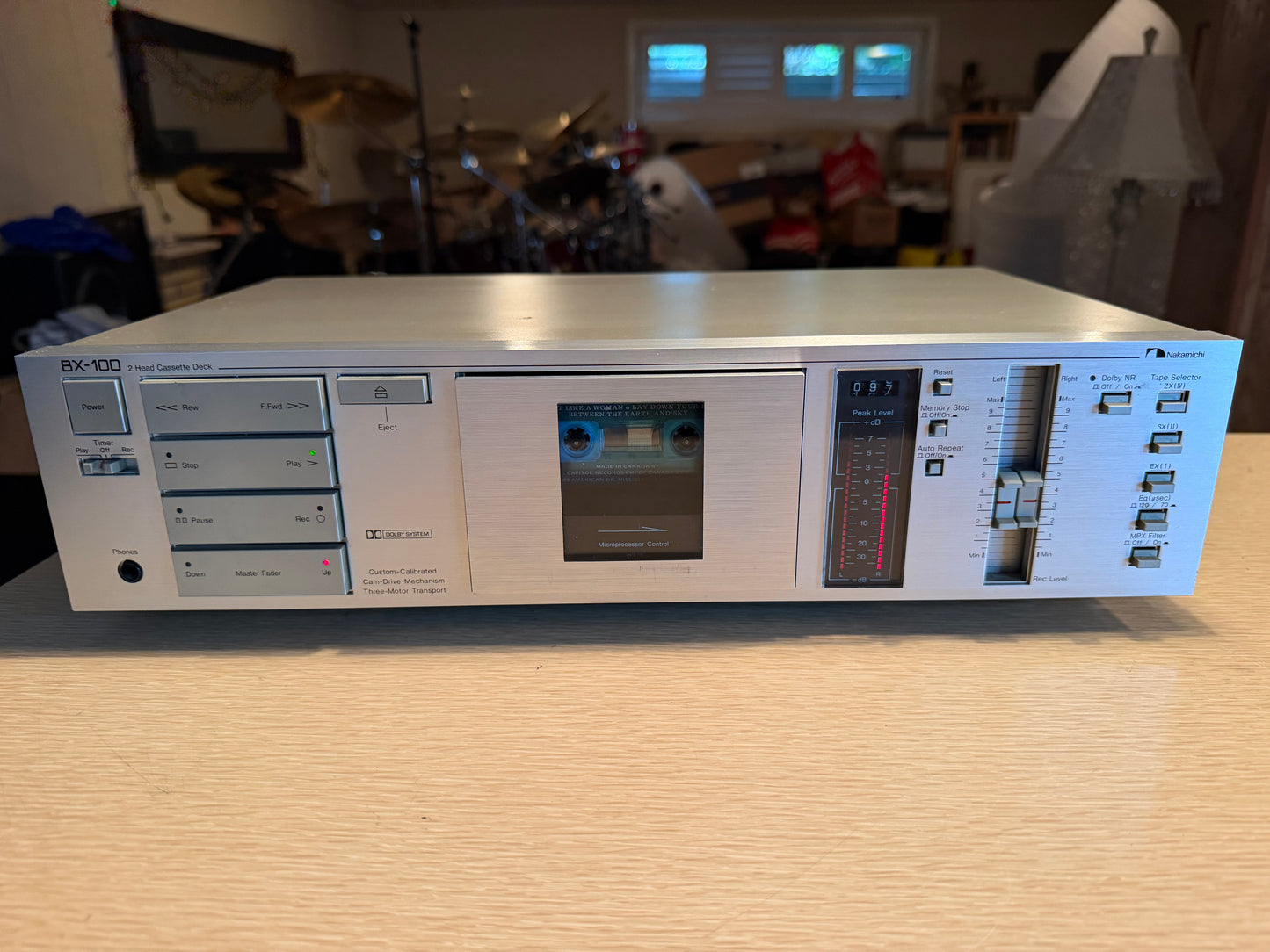 Nakamichi BX-100 Cassette Deck...GEAR Drive!...OEM Box...Pro Serviced! Beauty✅