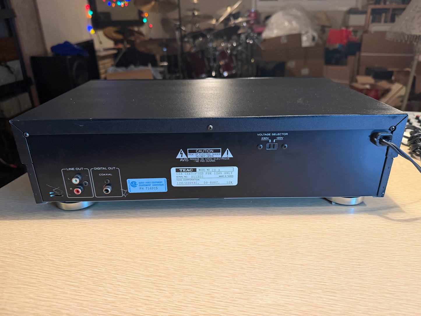 Teac CD3 CD-3 Audiophile High End Cd Player Fresh Pro Service Near Mint Cond🔥🎶