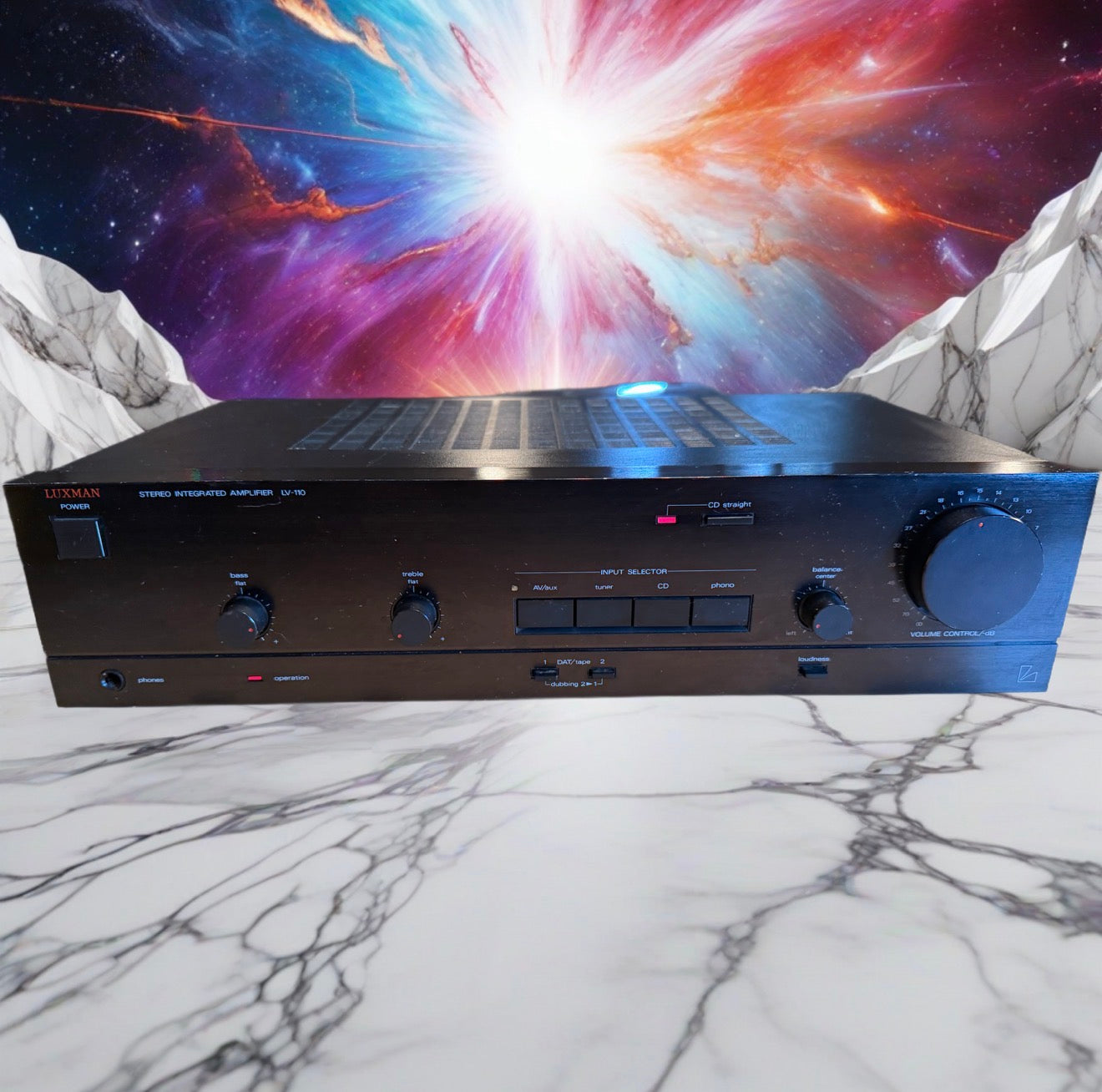 Luxman LV-110 MOS-FET Stereo Integrated Amplifier w MM MC Phono FRESH SERVICE🔥