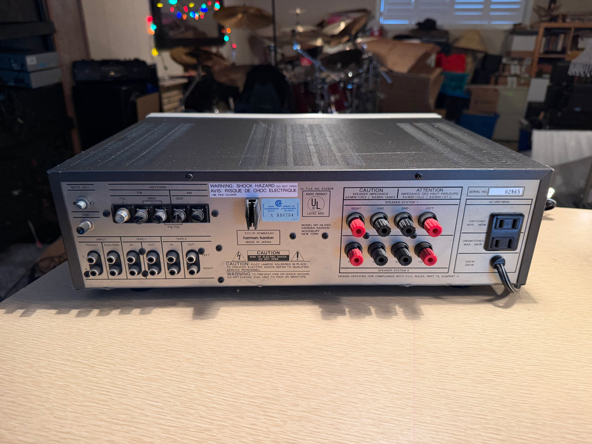 Harman/Kardon  hk490i Ultrawideband Linear Phase Stereo Receiver Fresh Service🎶