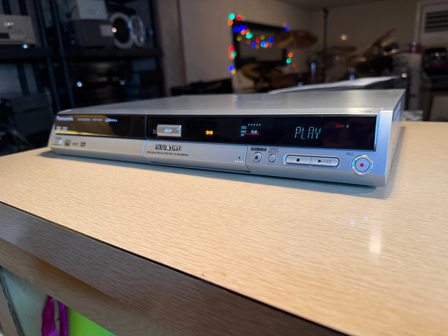Panasonic DMR-EH50 HDD DVD Player and Recorder 100GB With Remote/Cables Tested🔥