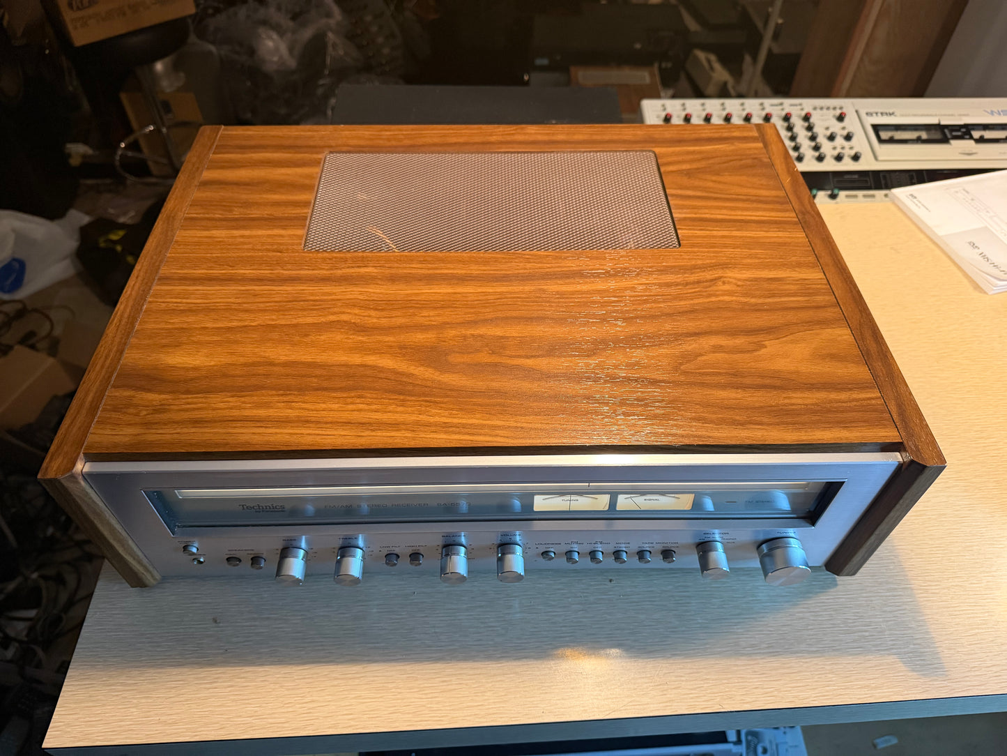 Technics Sa 5570 Stereo Receiver Amplifier 85 WPC Excellent Shape Fresh Service!