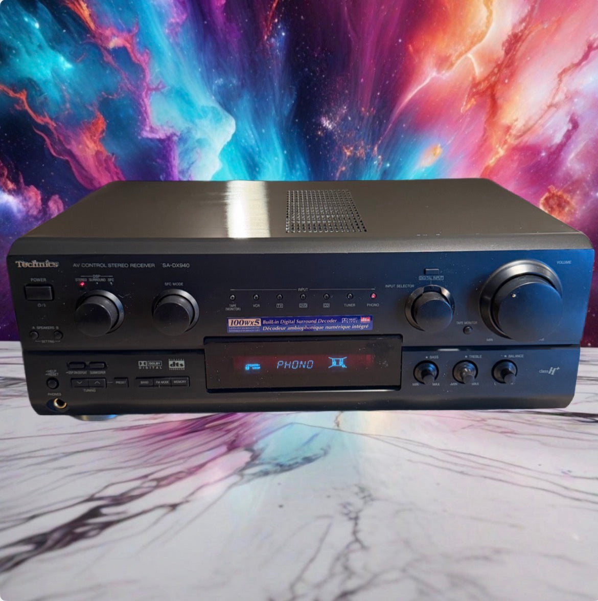 Technics SA-DX940 AV Control Stereo Receiver Vintage 1990's 100WPC Fresh Service