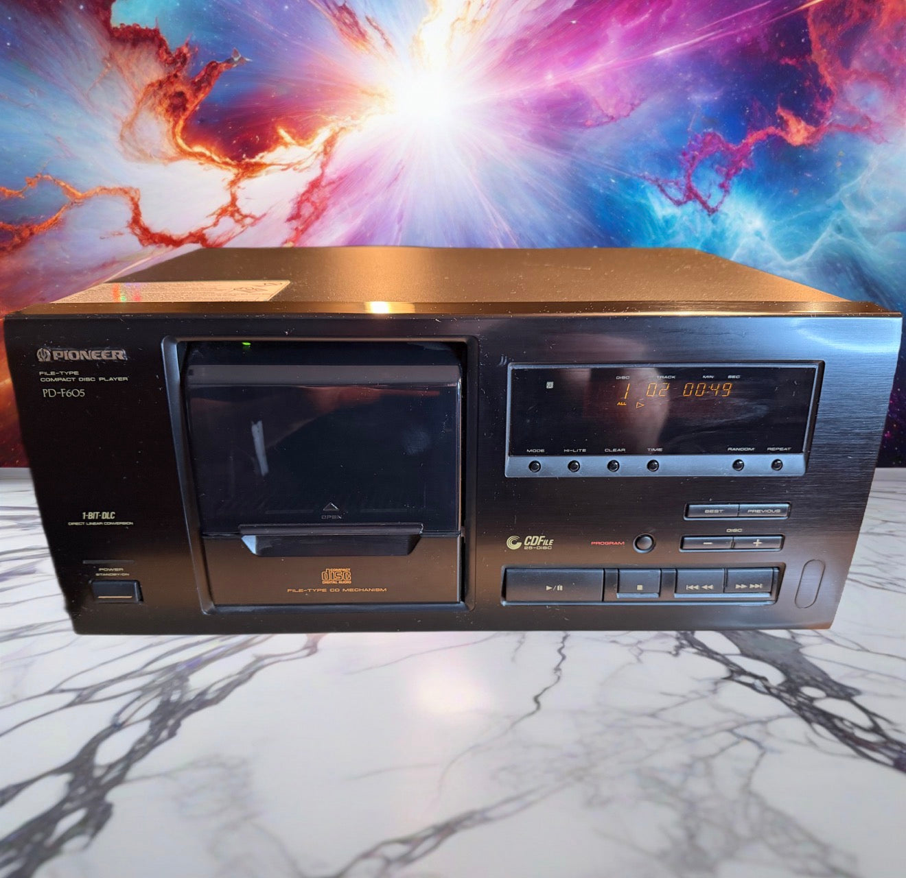 Pioneer PD-F605  File-Type 25-Disc CD Changer Player HIFI Cleaned And Serviced🎶