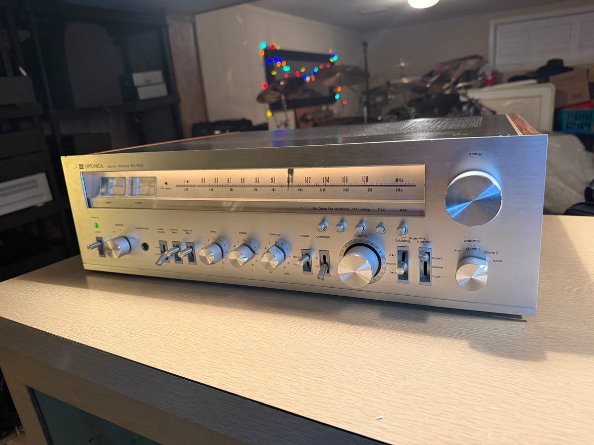 Optonica SA-5151 Vintage AM/FM Stereo Receiver MONSTER Serviced Sharp 85WPC🔥🎶