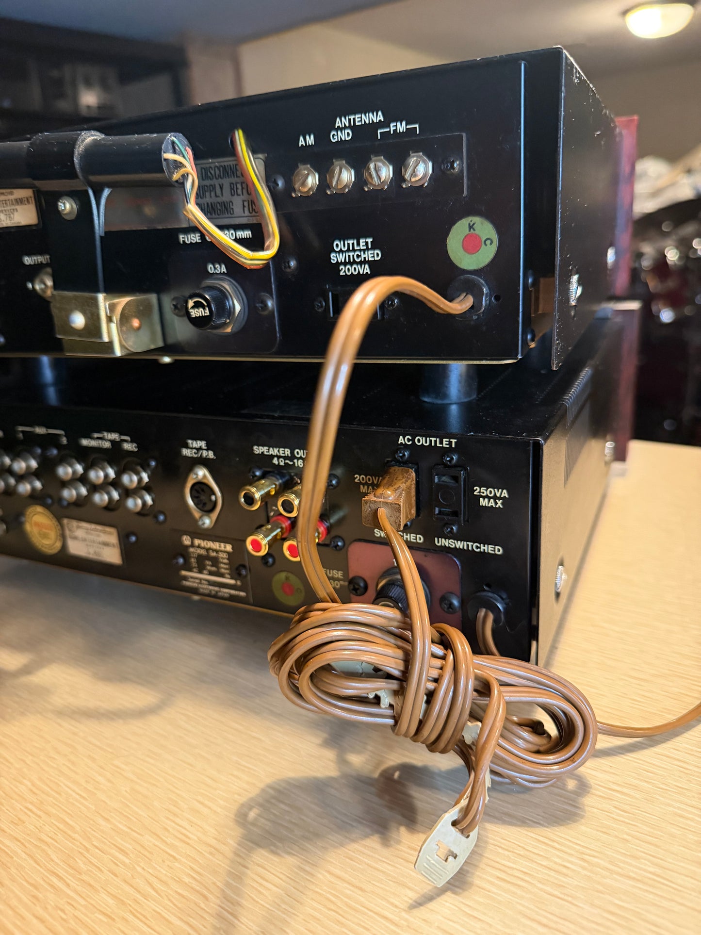 Pioneer SA-500 & TX-500 Amplifier & Tuner Silver Freshly Serviced Near Mint🎶