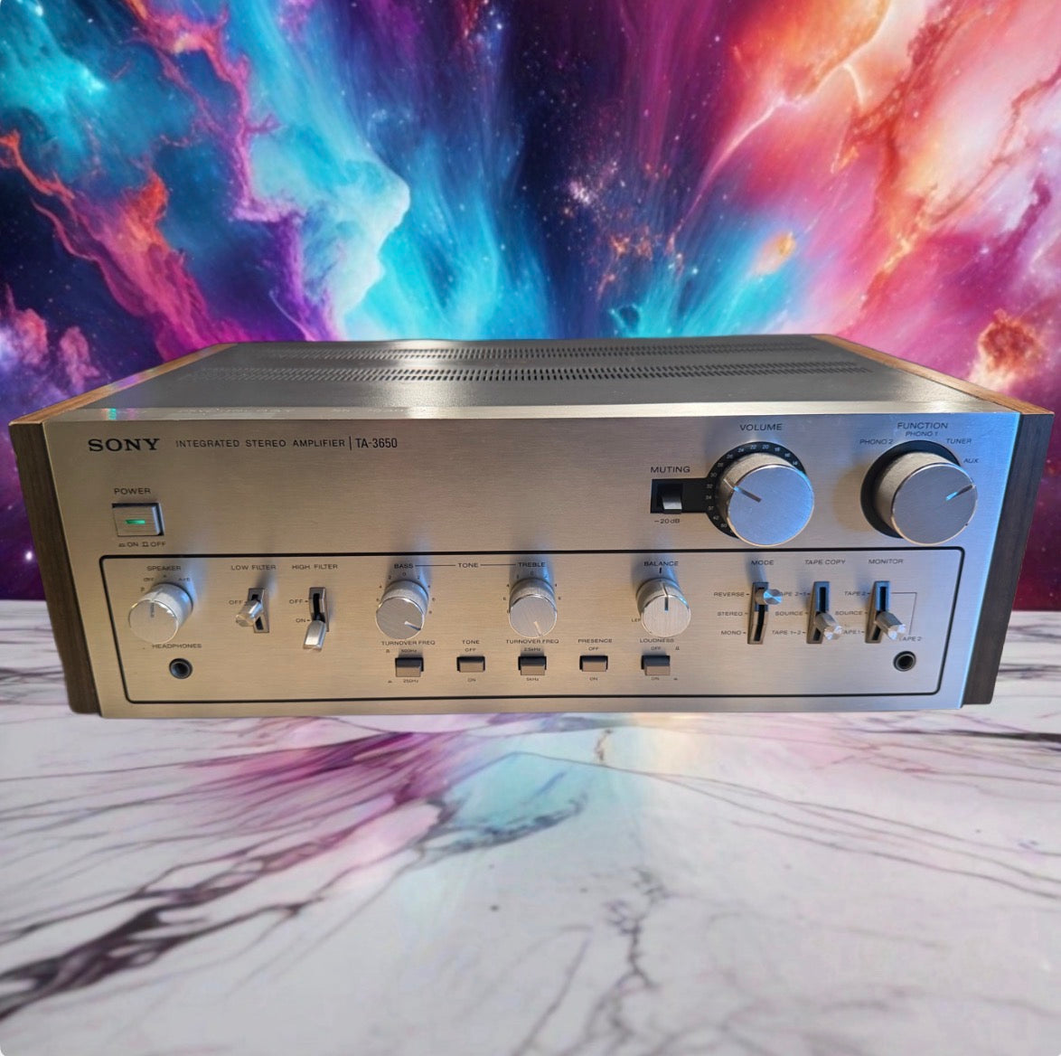 Sony TA-3650 Stereo Integrated Amplifier Japan 55 WPC Vintage Silver Serviced🎶