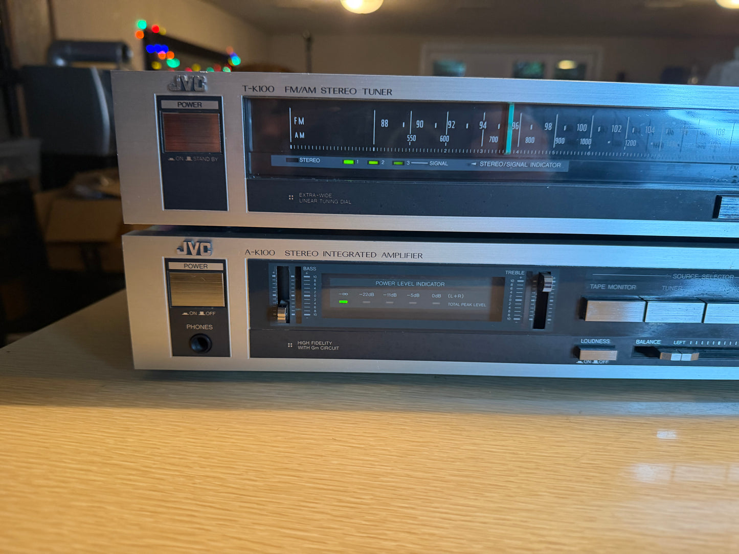 JVC K‑100 + T‑K100 Matching Components | Serviced | Clean | Working