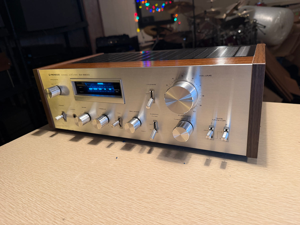 Pioneer SA-6800 Stereo Amplifier Vintage Beauty Japan Fresh Service Rare 🎶🔥