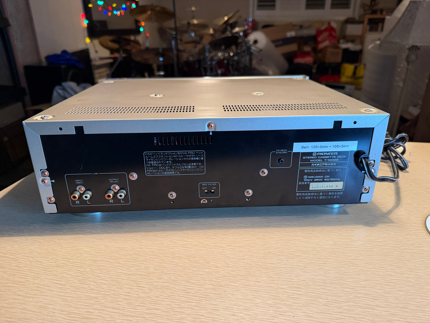 Pioneer T-1000S CT-93 3-Head Dolby B, C, S, Hx Pro  Cassette Deck Pro Serviced🔥
