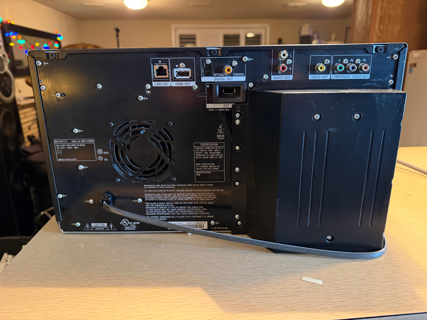 SERVICED Sony BDP-CX960 HDMI 400 Disc Bluray Changer Player With Remote/HDMI 🔥