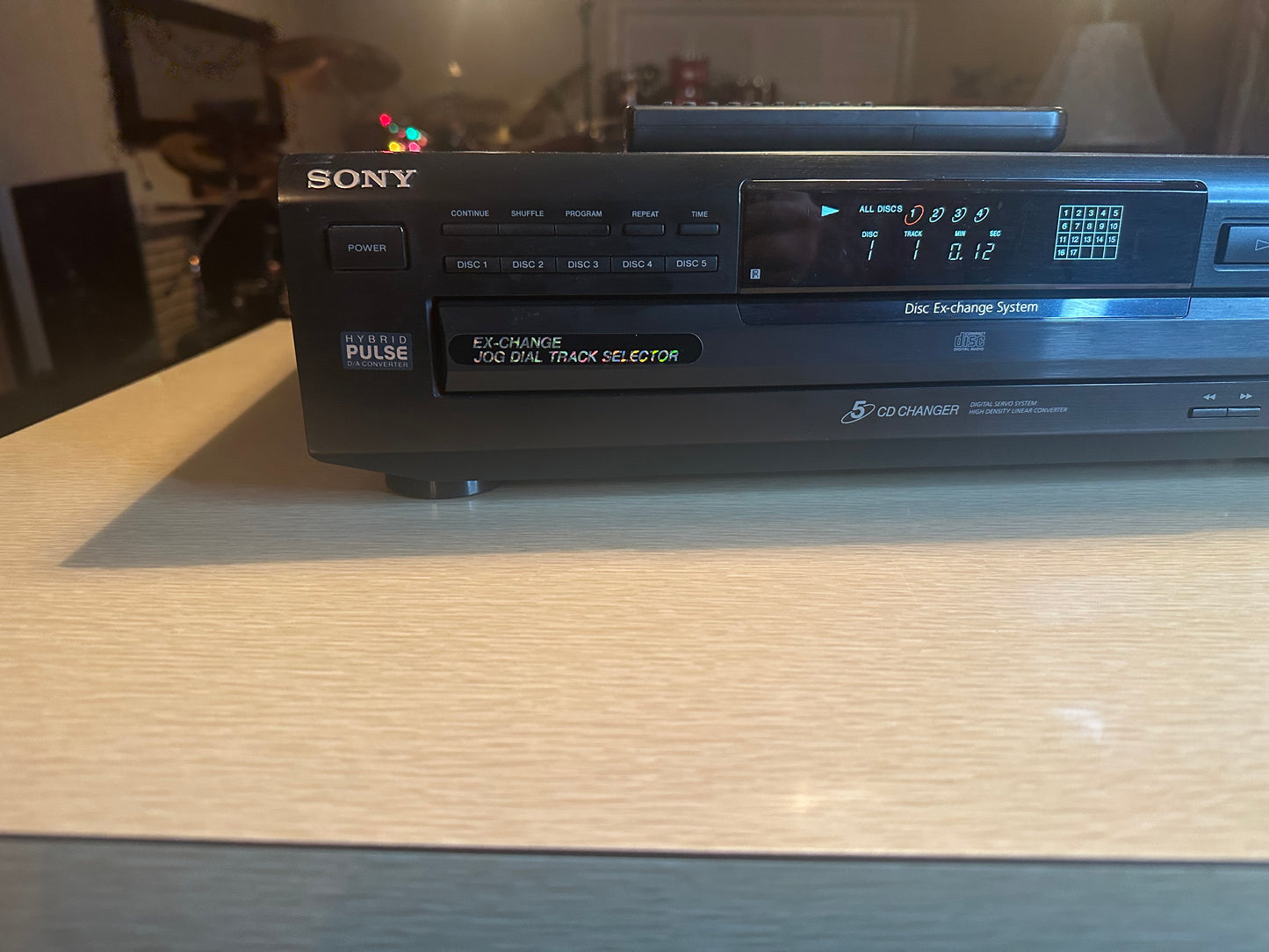 Sony 5-Disc Changer CD Player CDP-C260Z Vintage Carousel + Remote