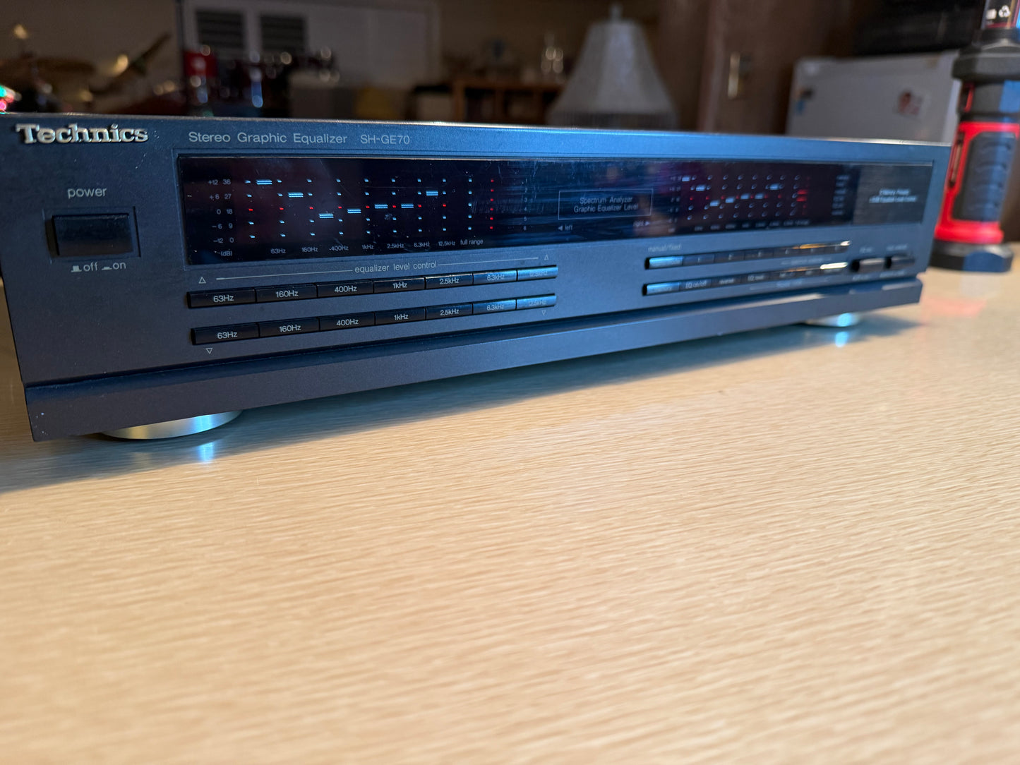 Technics SH-GE70 7 Band Graphic Equalizer Hi-Fi Separate *Serviced* Great Shape